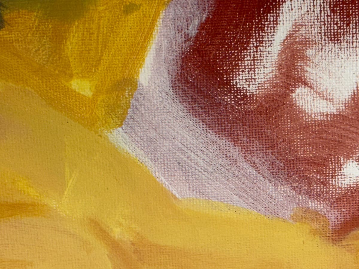 Modern Abstract Nude Painting, Framed - Thumbnail 9