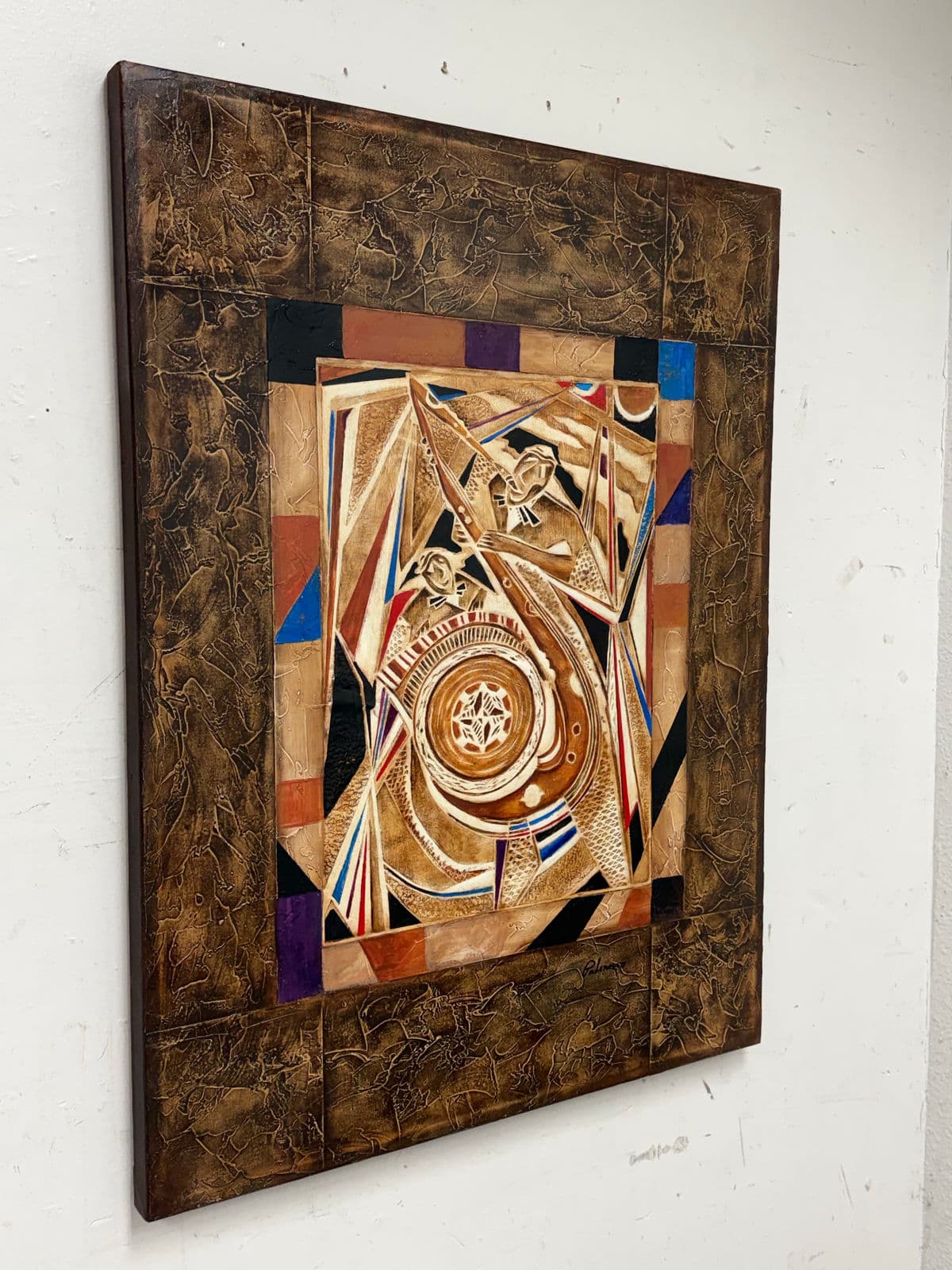 Circa 2003 Joseph Palermo "The Jazz Player" Original Artwork - Thumbnail 4