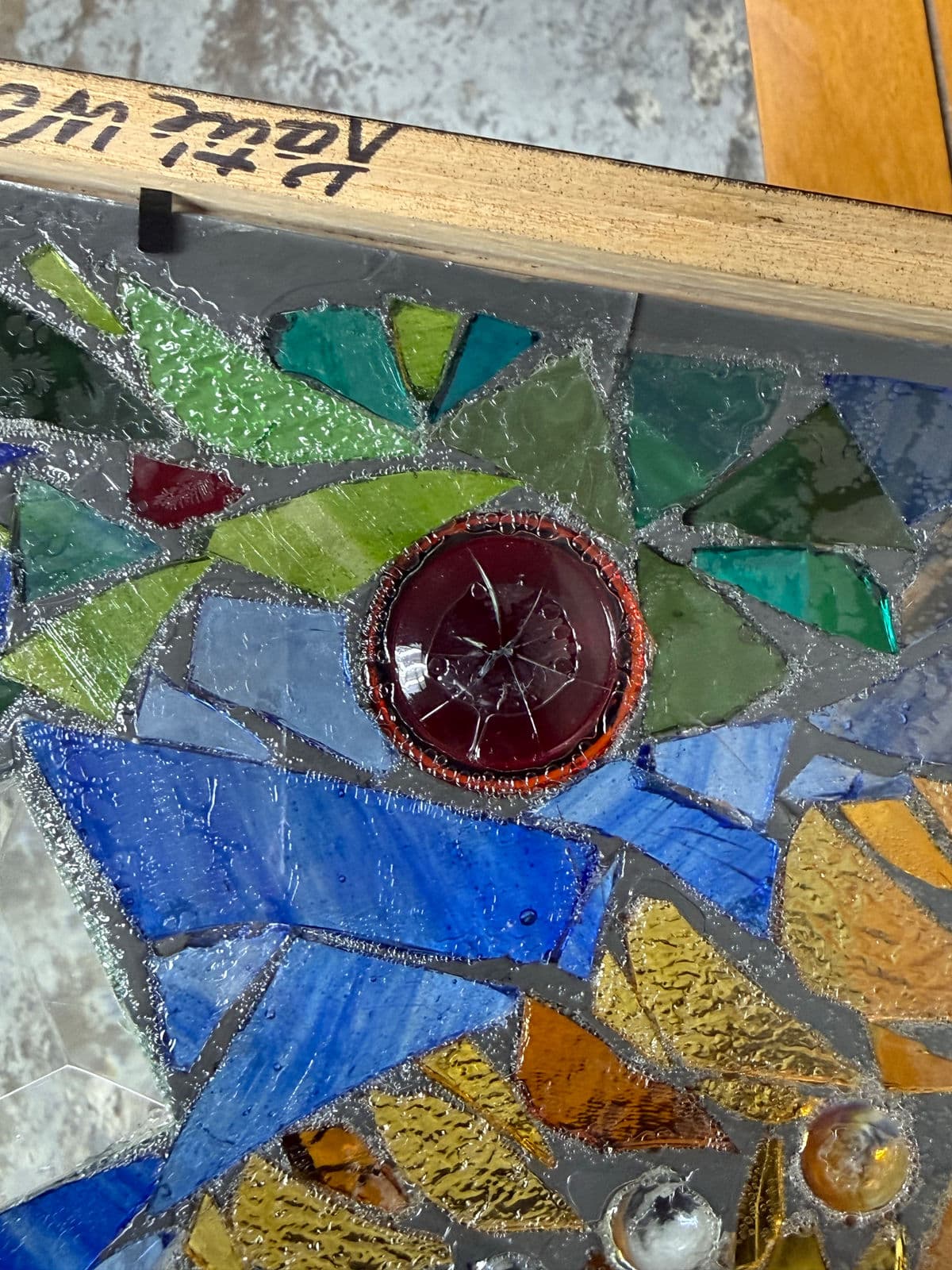Katie Wolf Stained Glass Mosaic - Thumbnail 13