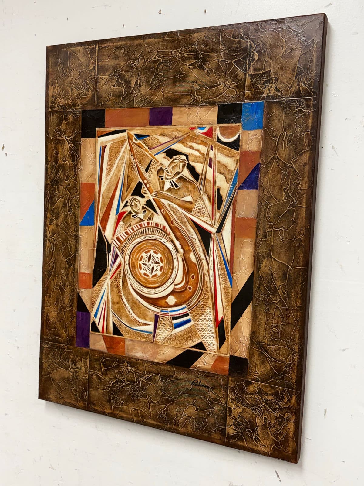 Circa 2003 Joseph Palermo "The Jazz Player" Original Artwork - Thumbnail 3