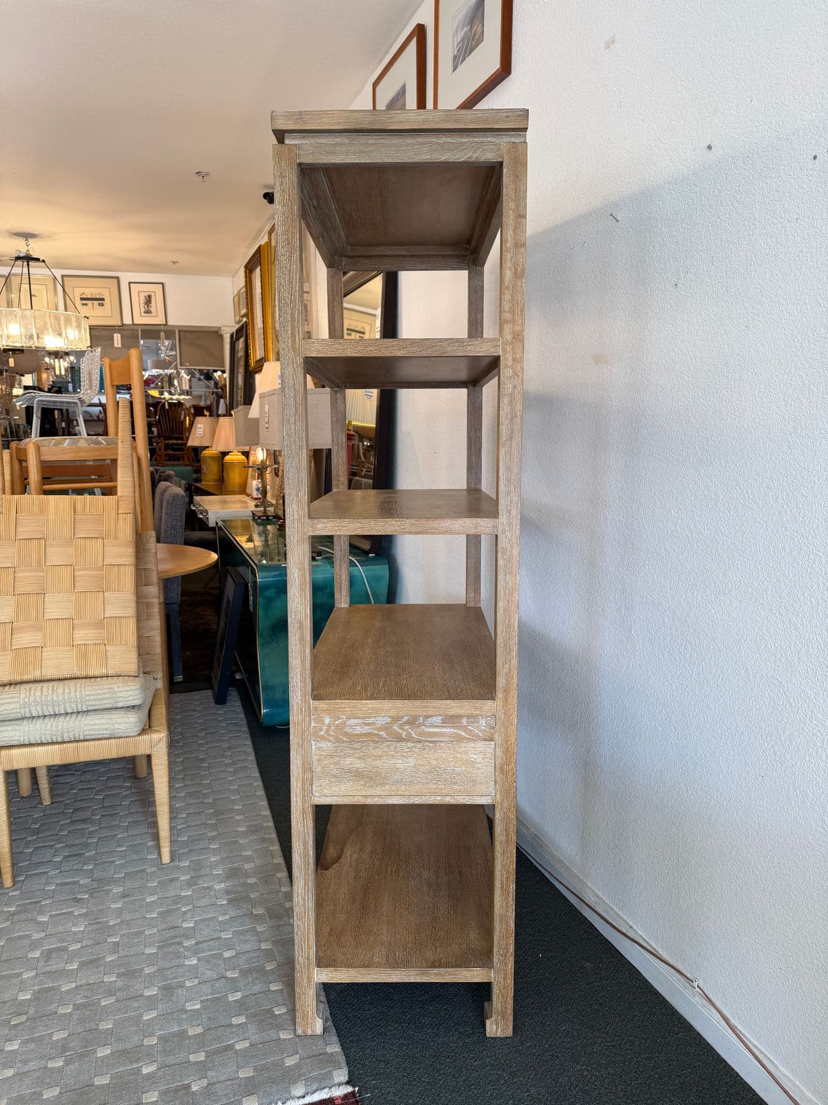 Serena & Lily Reese Bookcase + Pullout Shelf - Thumbnail 10