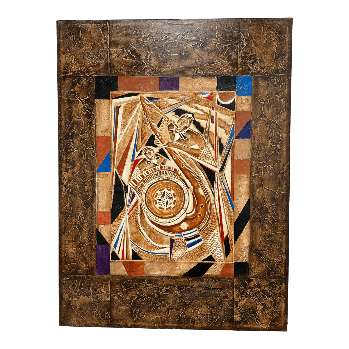 Circa 2003 Joseph Palermo "The Jazz Player" Original Artwork - Thumbnail 2