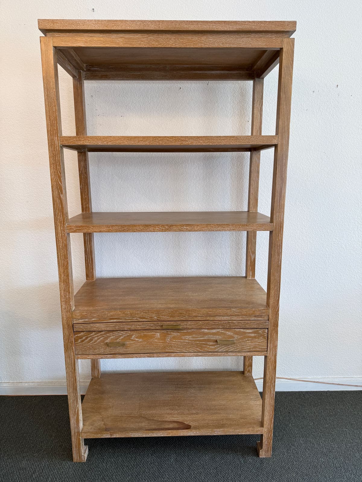 Serena & Lily Reese Bookcase + Pullout Shelf - Thumbnail 3