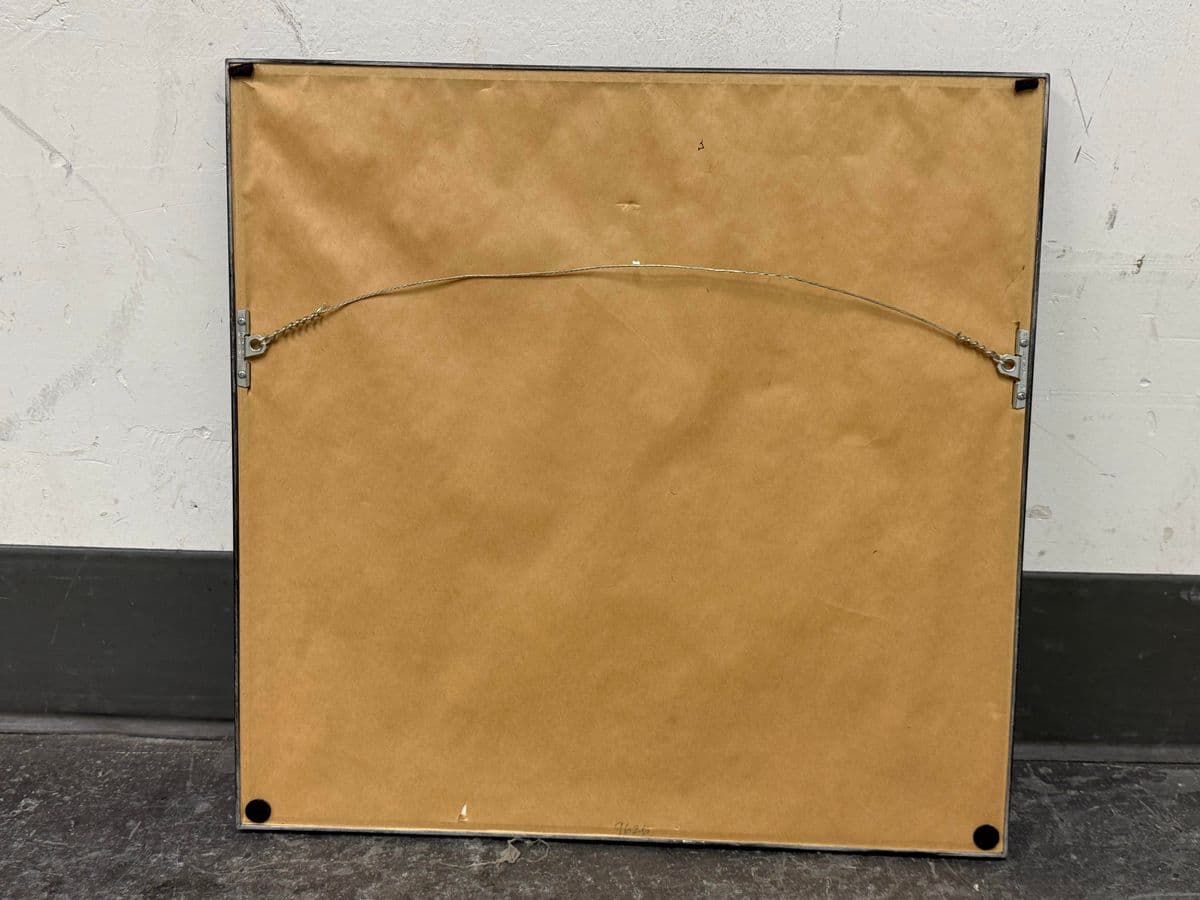 Miniature Volga Etching in Thick Off White Matte, Metal Framed - Thumbnail 13