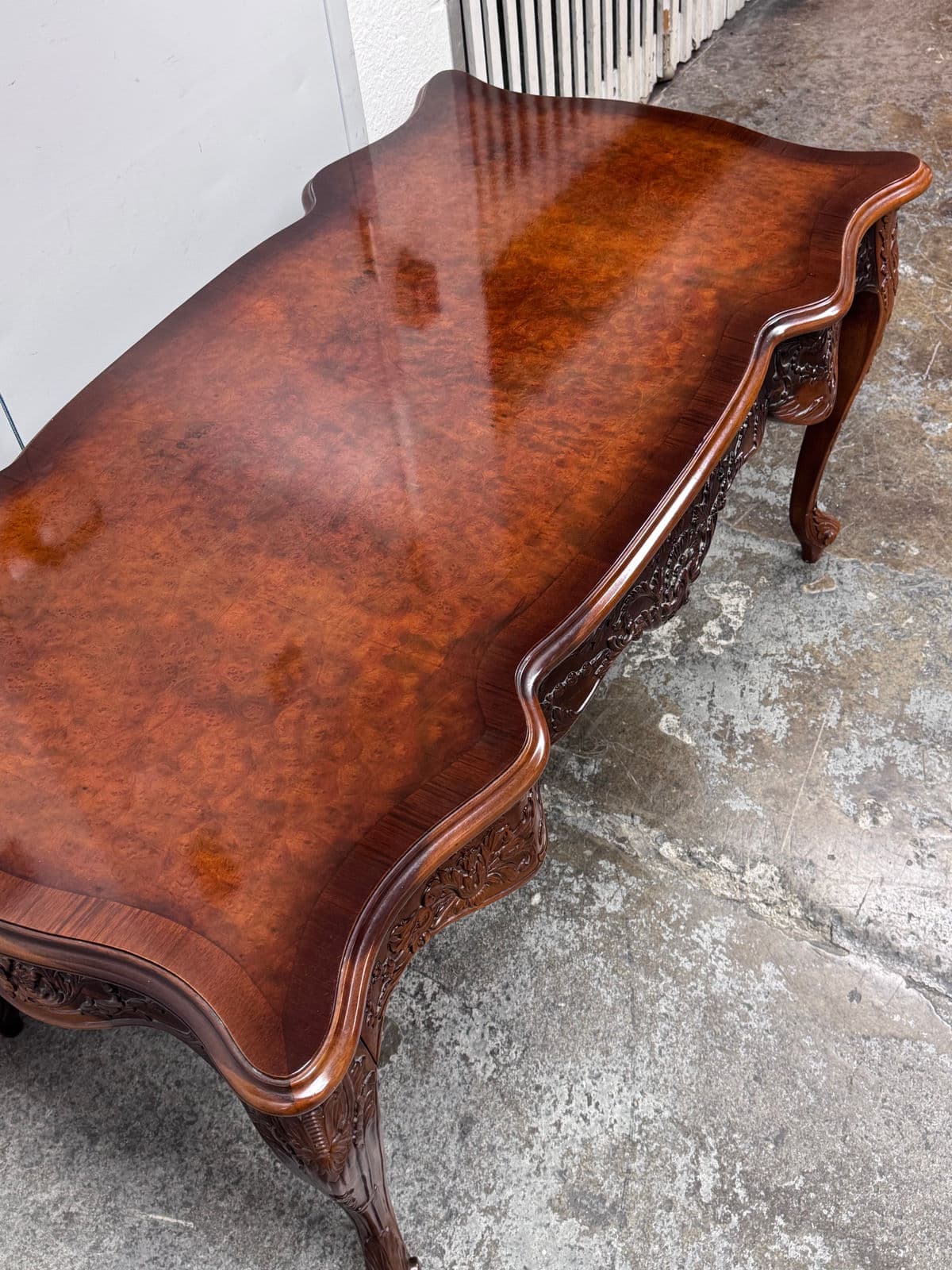 Vintage Renaissance Revival Rococo Style Desk - Thumbnail 6