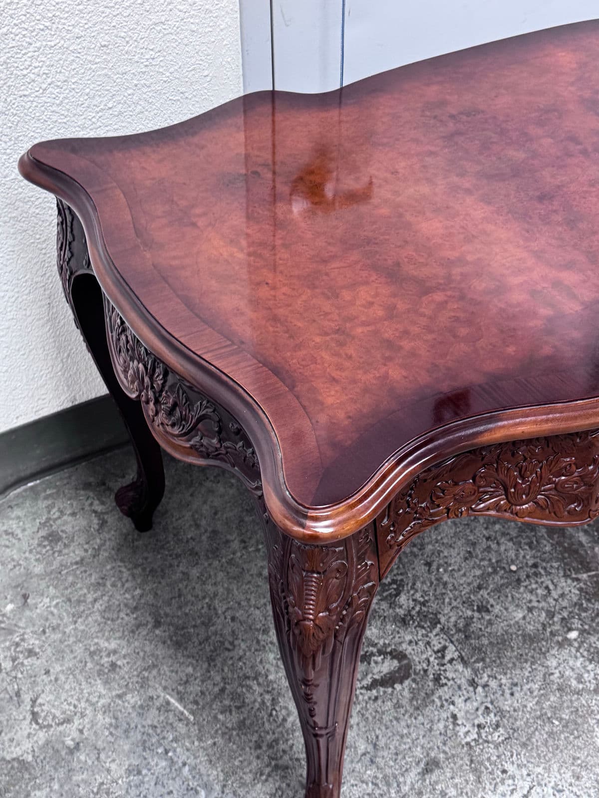 Vintage Renaissance Revival Rococo Style Desk - Thumbnail 5