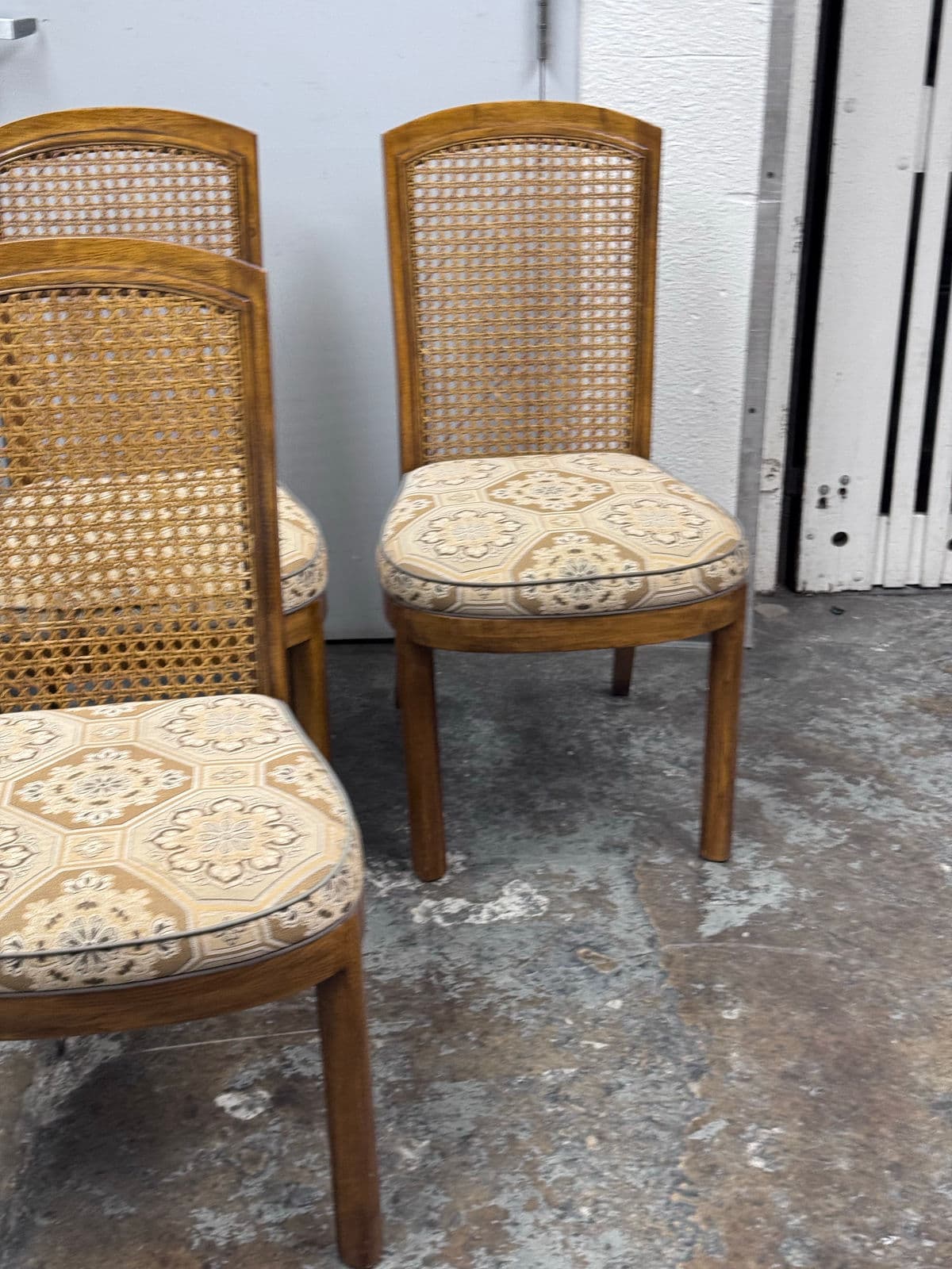 Drexel Heritage Accolade Collection Cane Back Dining Side Chairs, Set of Four - Thumbnail 12