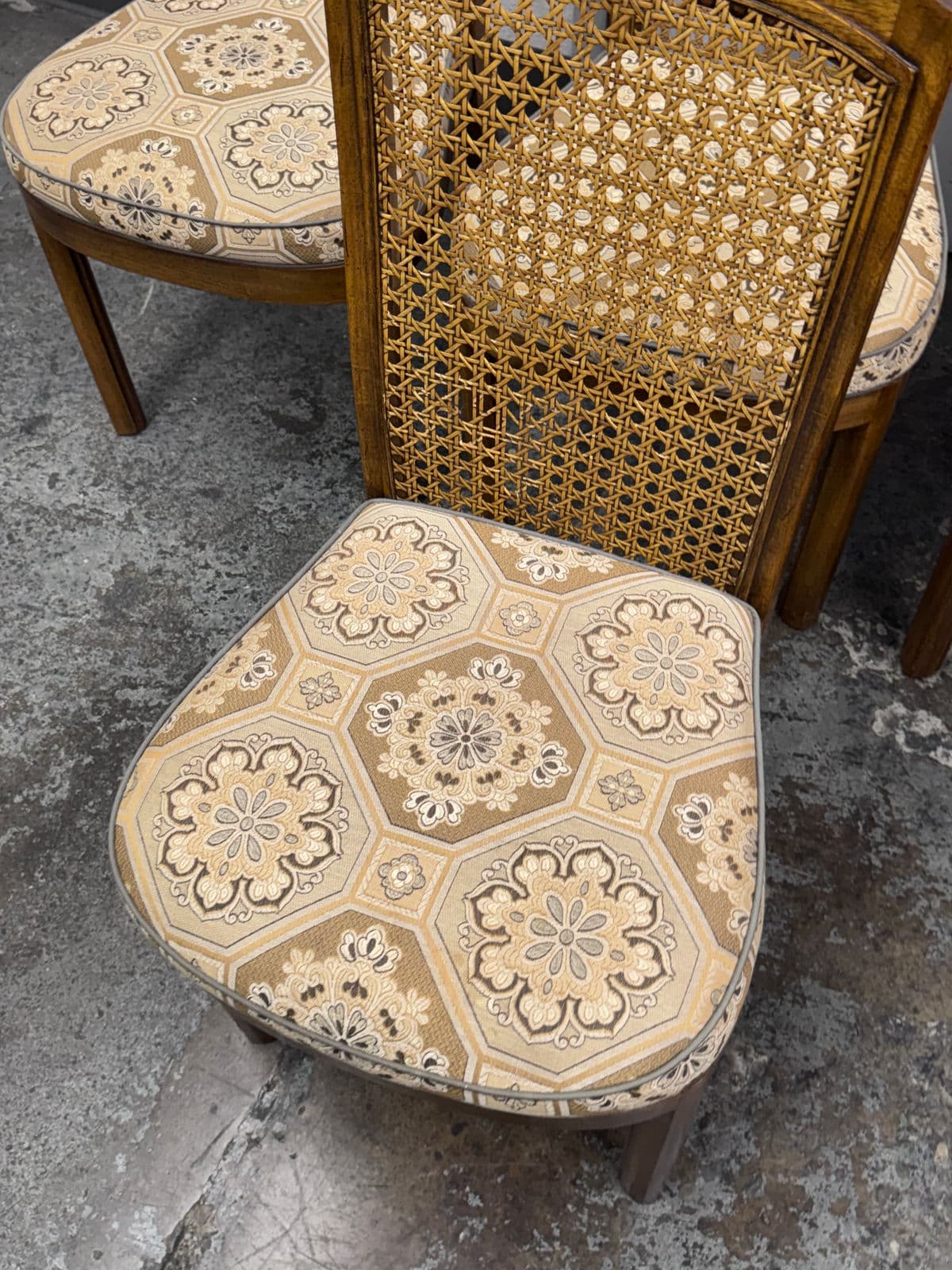 Drexel Heritage Accolade Collection Cane Back Dining Side Chairs, Set of Four - Thumbnail 7