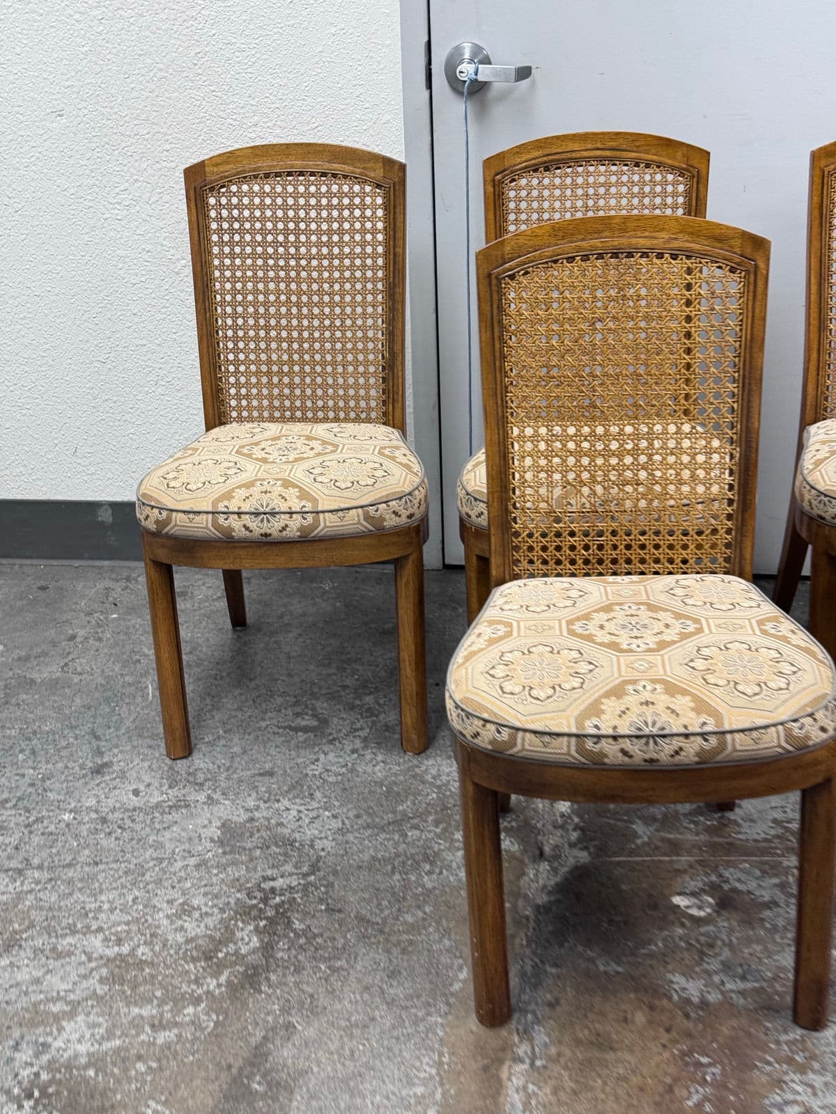 Drexel Heritage Accolade Collection Cane Back Dining Side Chairs, Set of Four - Thumbnail 13