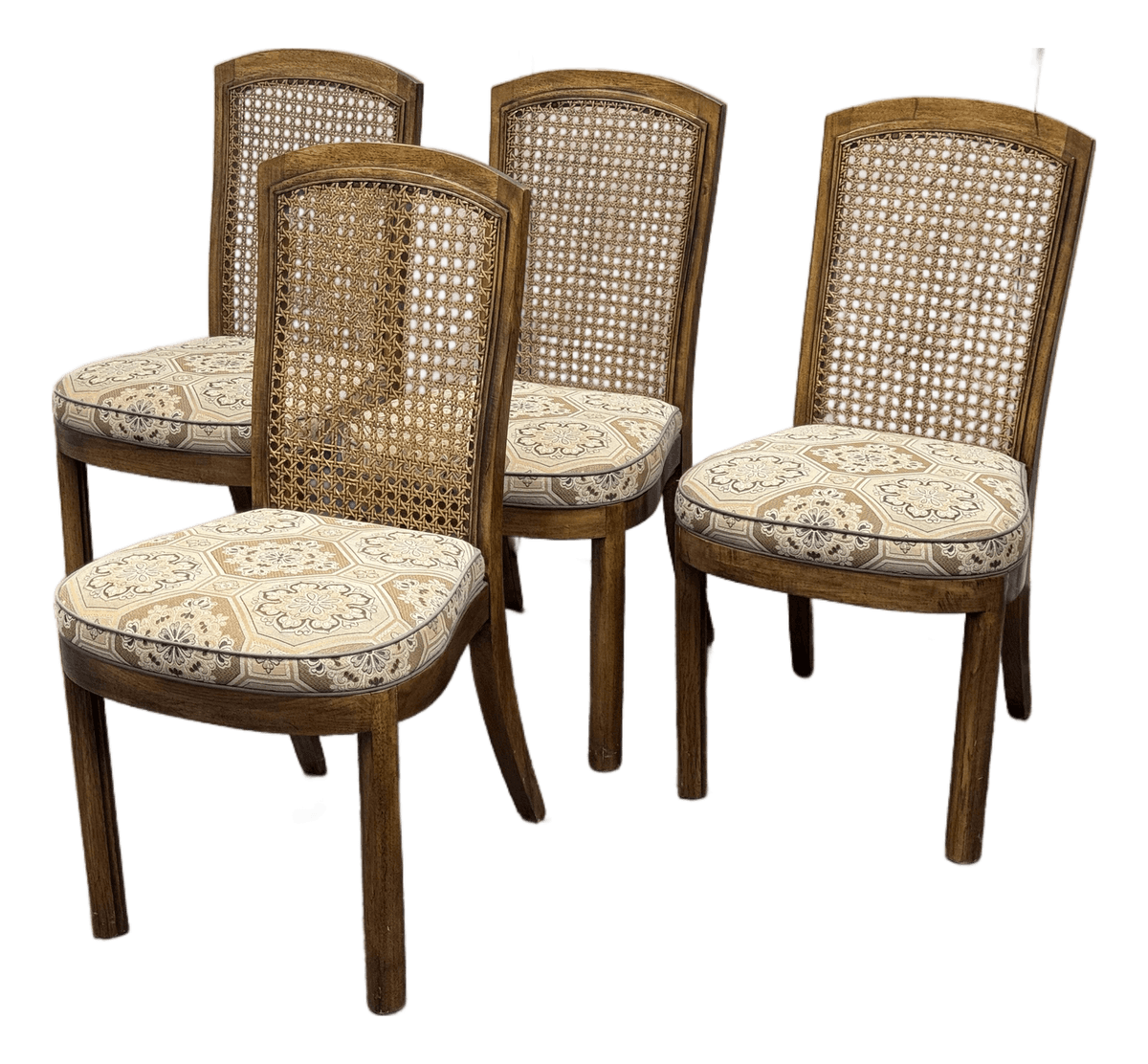 Drexel Heritage Accolade Collection Cane Back Dining Side Chairs, Set of Four - Thumbnail 2