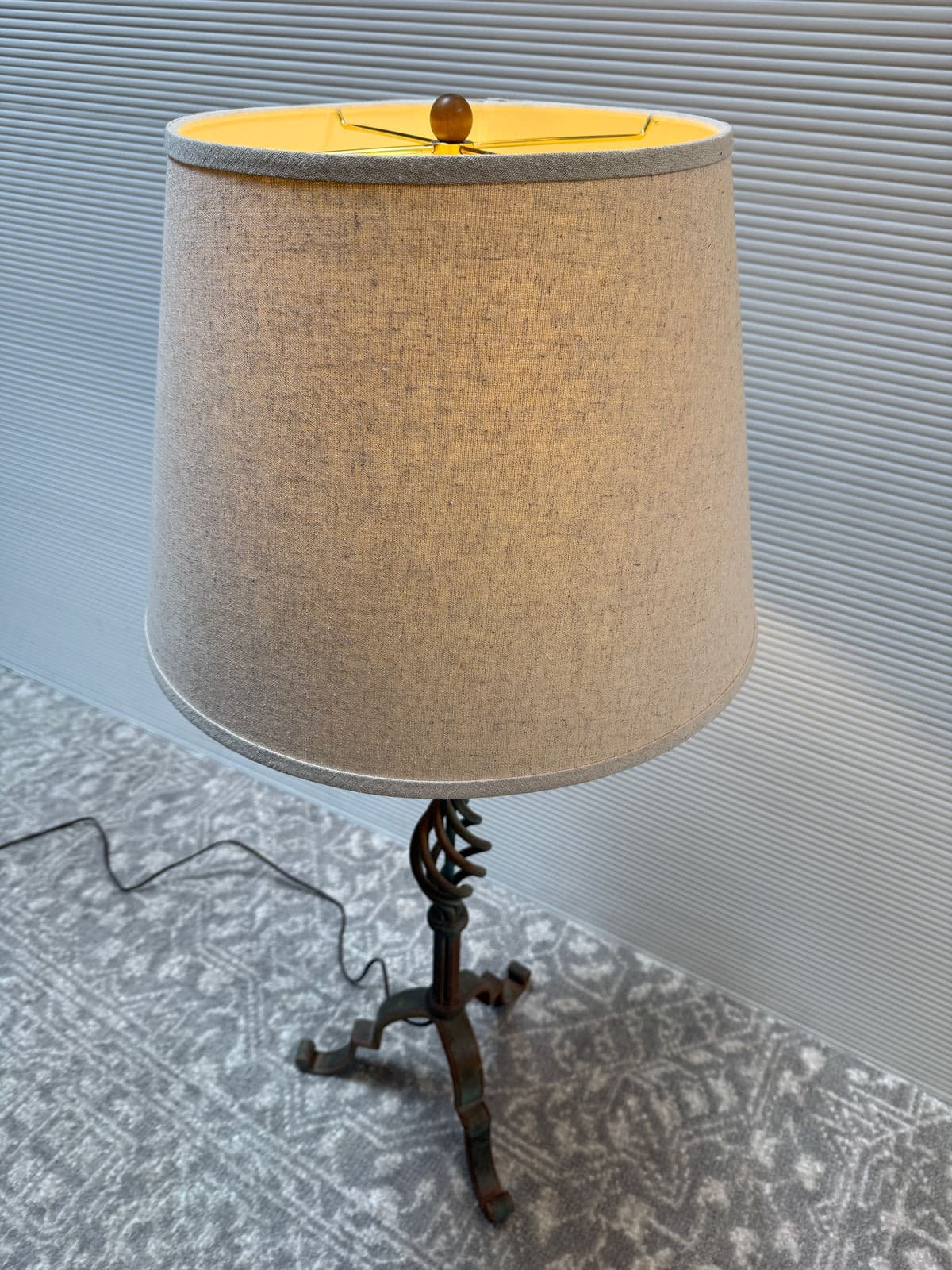 Sunrise Home Spanish Revival Aged Brass Patina Table Lamp - Thumbnail 4