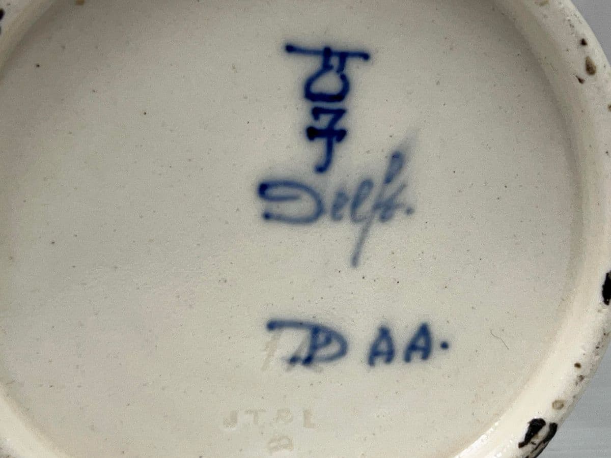 Vintage Ervin Lucas Bols Delft Blue Decanter Jug - Thumbnail 12