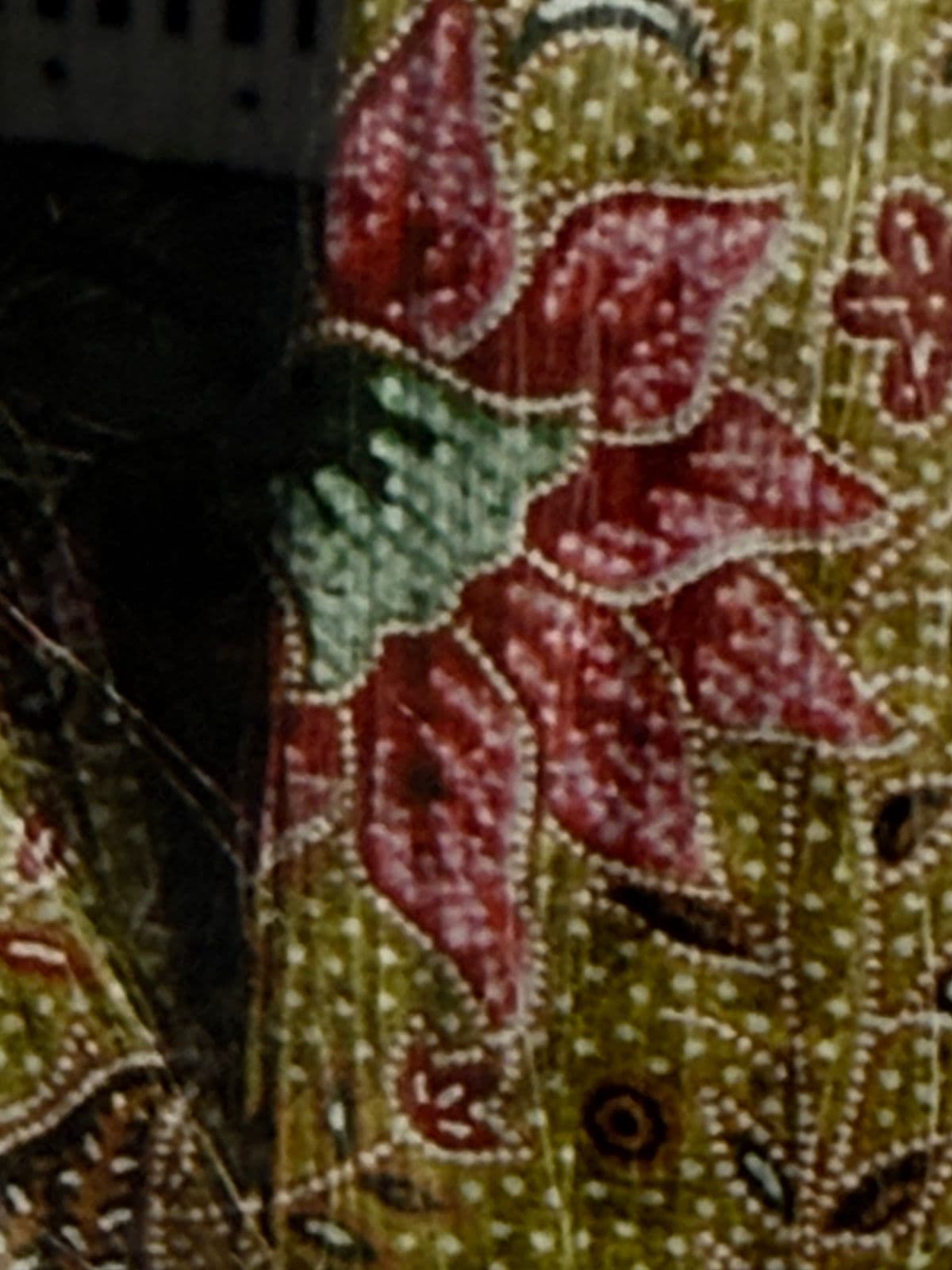 Portrait of Woman With Paisley Overlay, Framed - Thumbnail 11