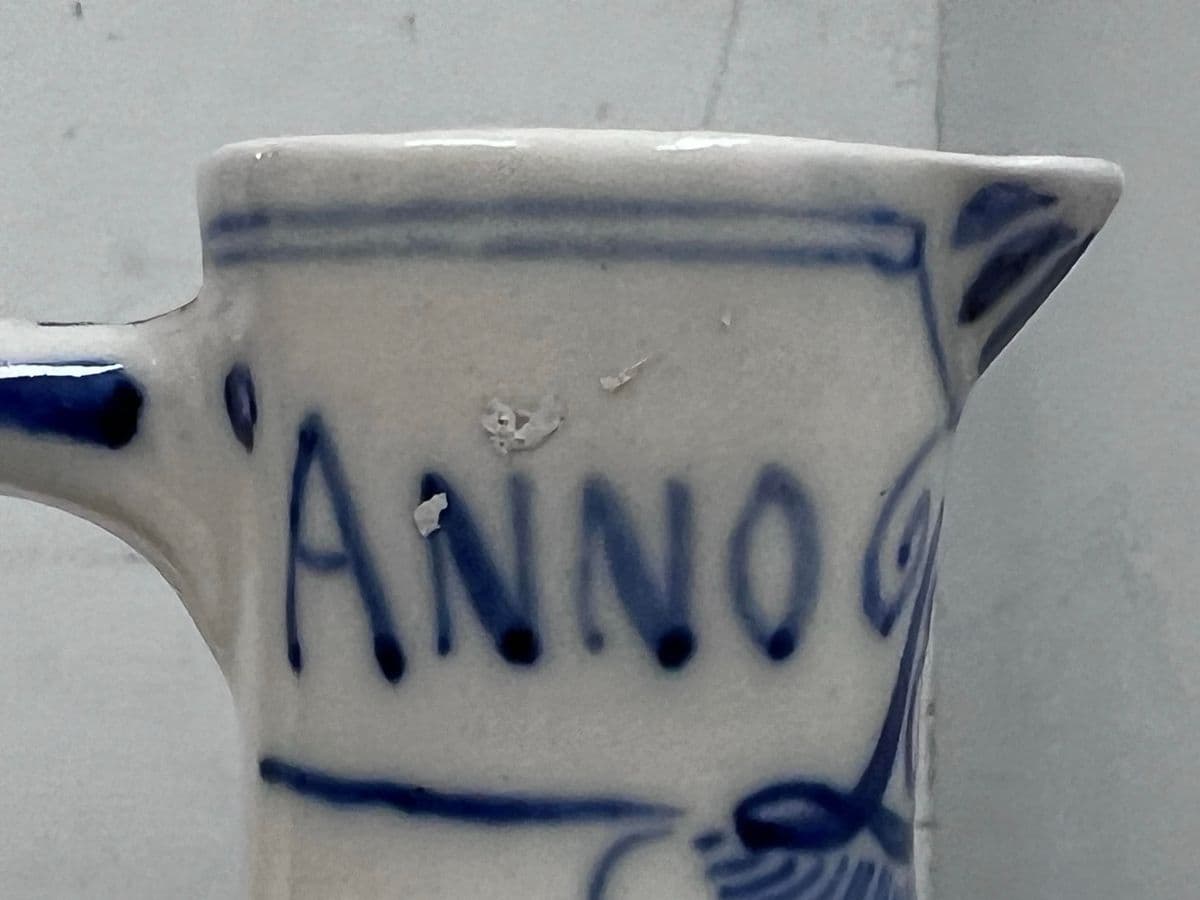 Vintage Ervin Lucas Bols Delft Blue Decanter Jug - Thumbnail 8