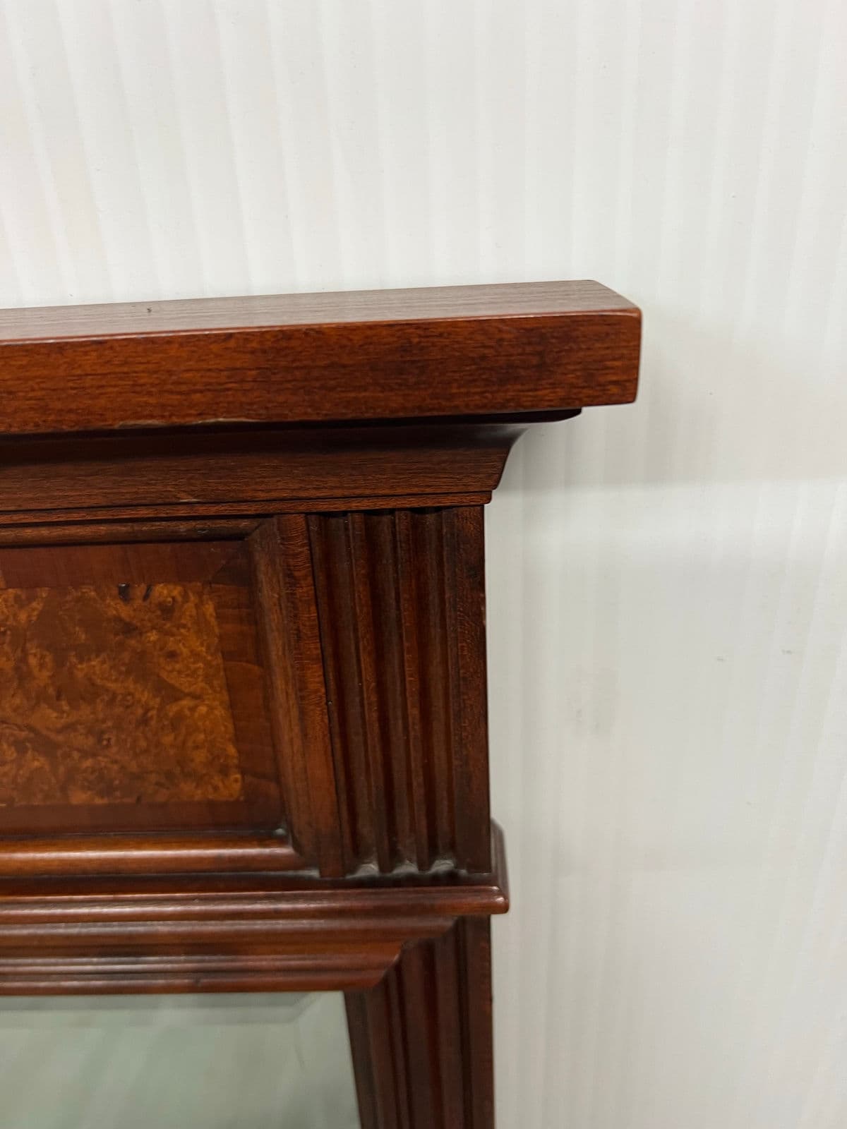 Hekman Furniture Burled Wood Wall Mirror - Thumbnail 4