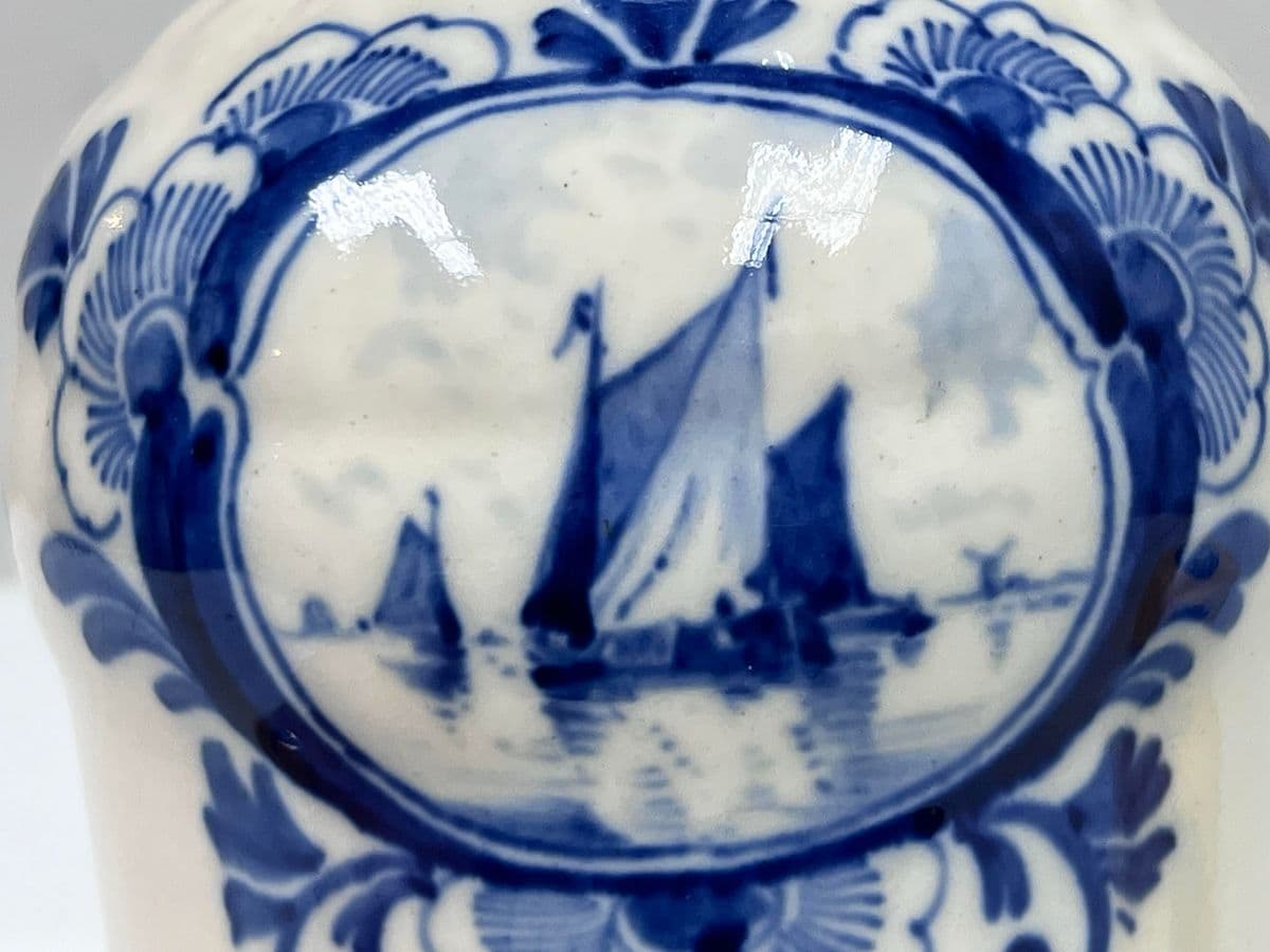 Vintage Ervin Lucas Bols Delft Blue Decanter Jug - Thumbnail 10
