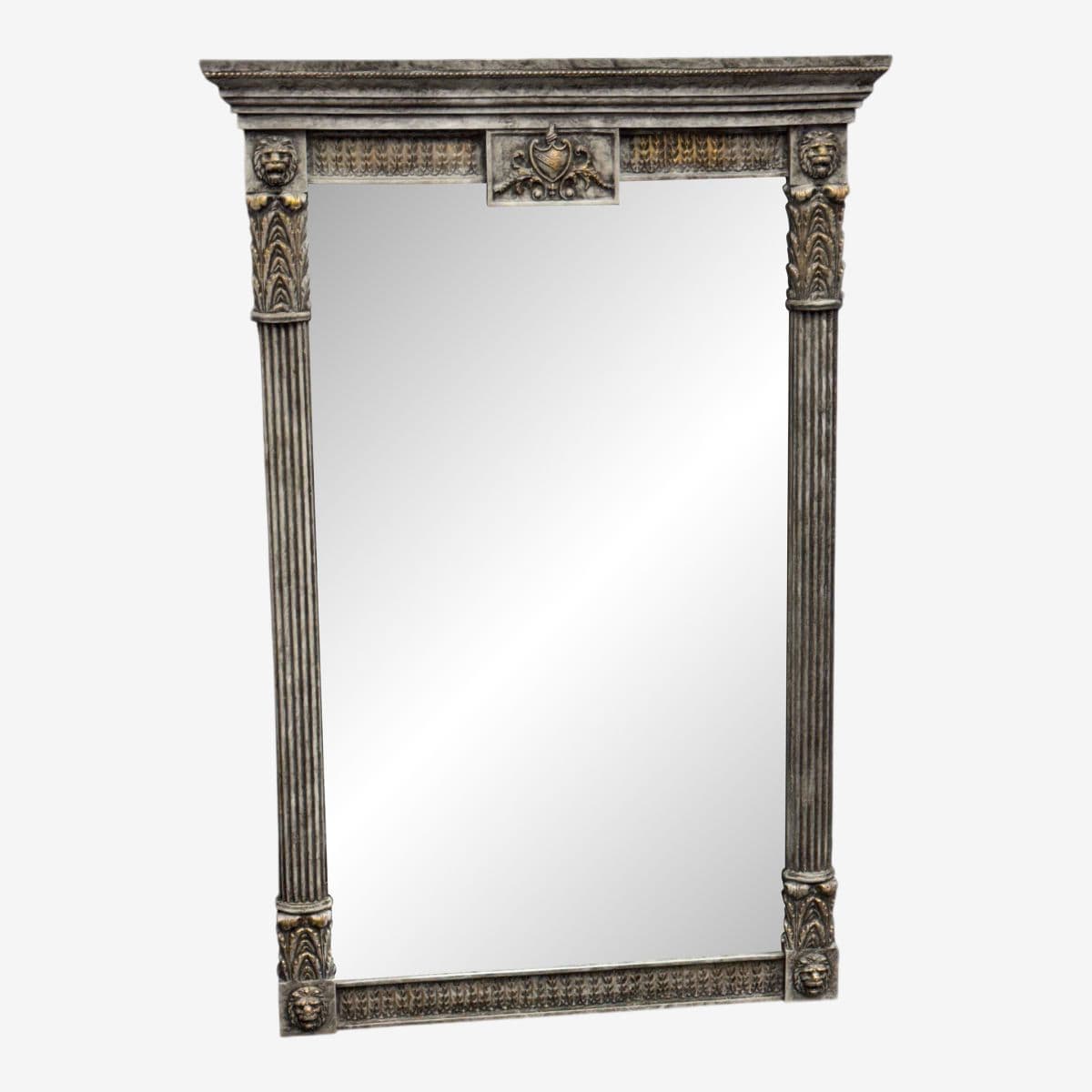 Circa 1990's Alden Furniture Neoclassical-Style Carved Wood Mirror - Image 1