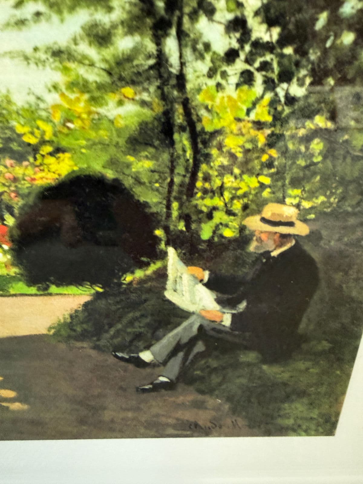 Claude Monet "Adolph in Garden" + "The Magpie" Reproduction Prints, Set of Two - Thumbnail 11