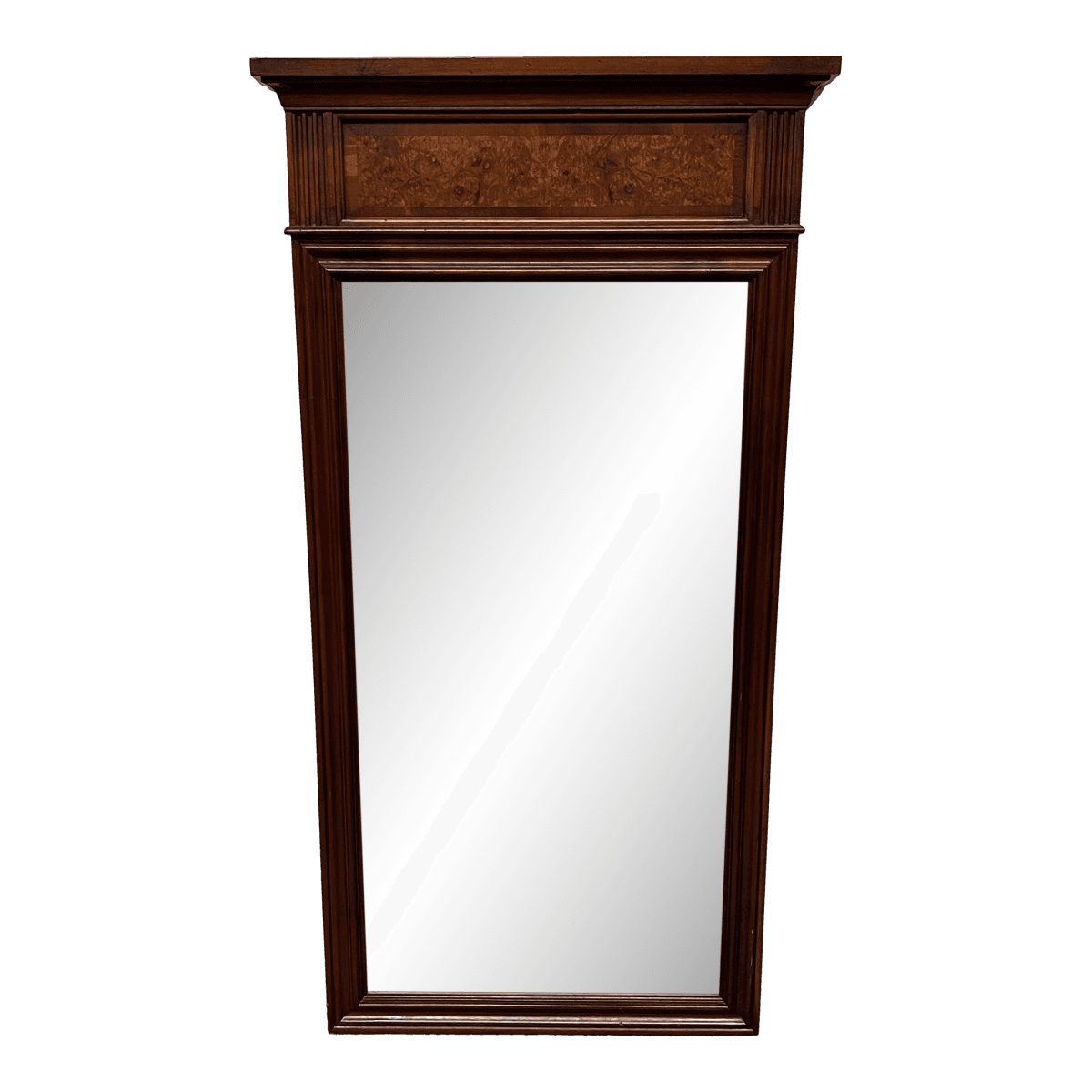 Hekman Furniture Burled Wood Wall Mirror - Thumbnail 2