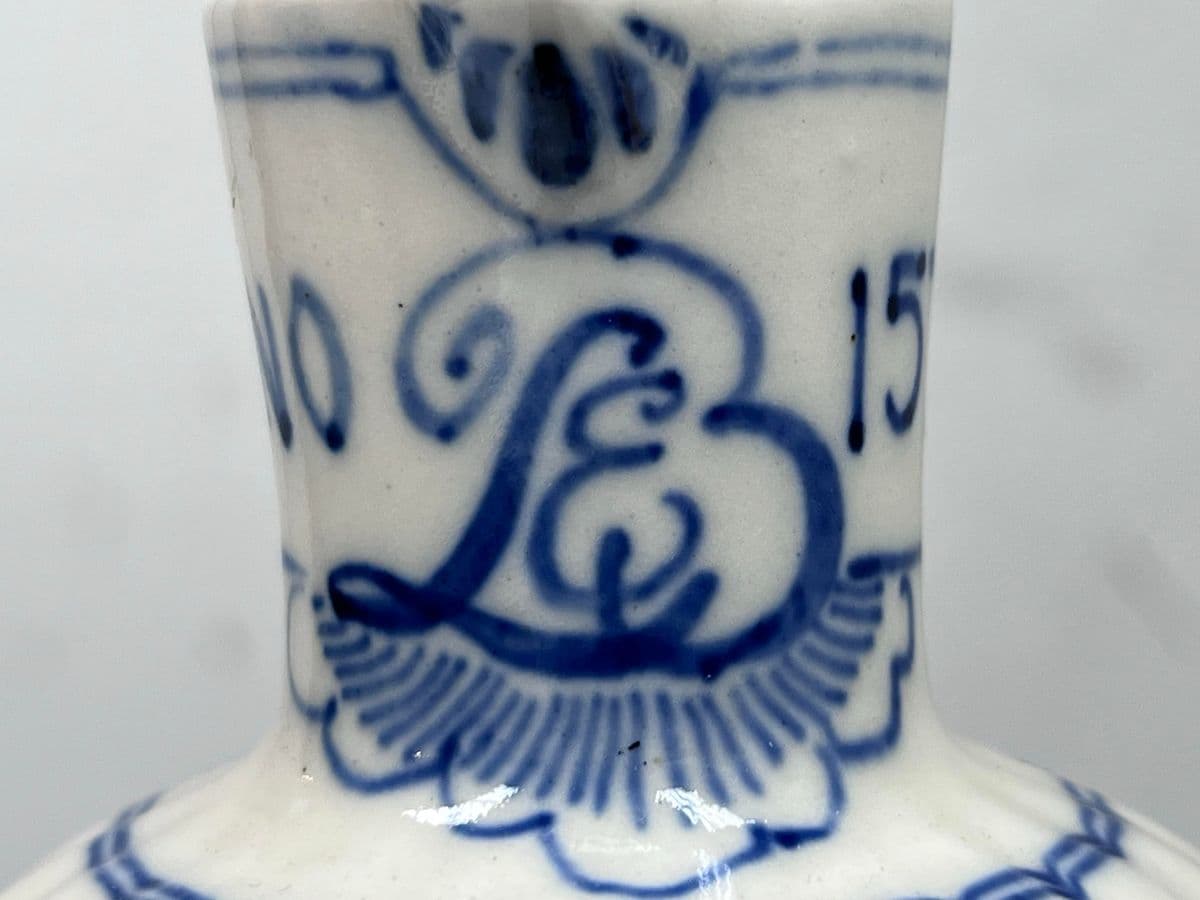 Vintage Ervin Lucas Bols Delft Blue Decanter Jug - Thumbnail 9