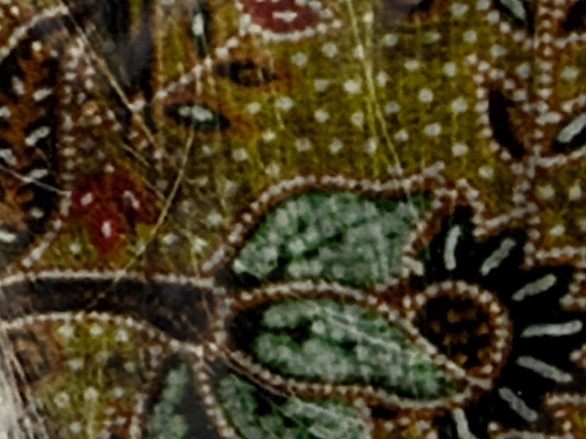 Portrait of Woman With Paisley Overlay, Framed - Thumbnail 12