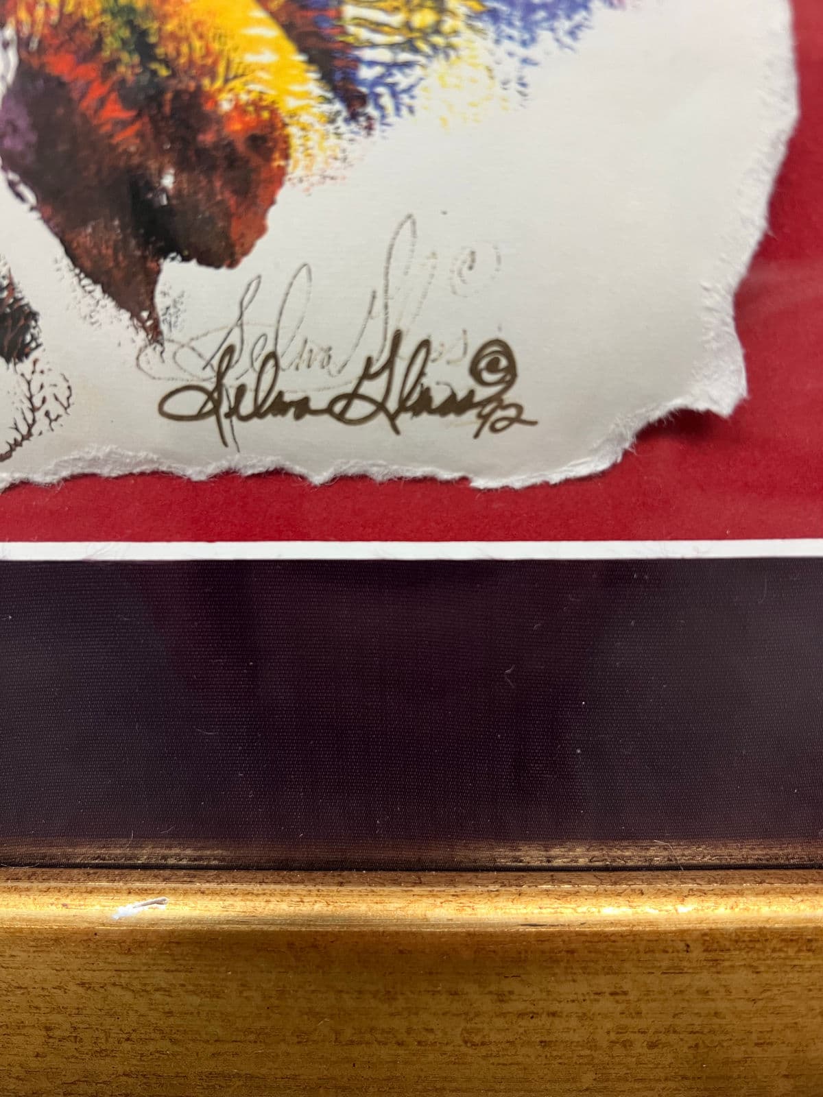 Selma Joyce Glass "Exotic Lady" Limited Edition Print Edition 74 of 1700, Signed - Thumbnail 6