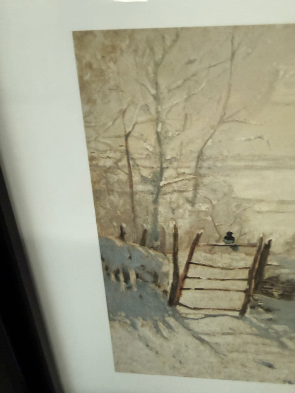 Claude Monet "Adolph in Garden" + "The Magpie" Reproduction Prints, Set of Two - Thumbnail 8