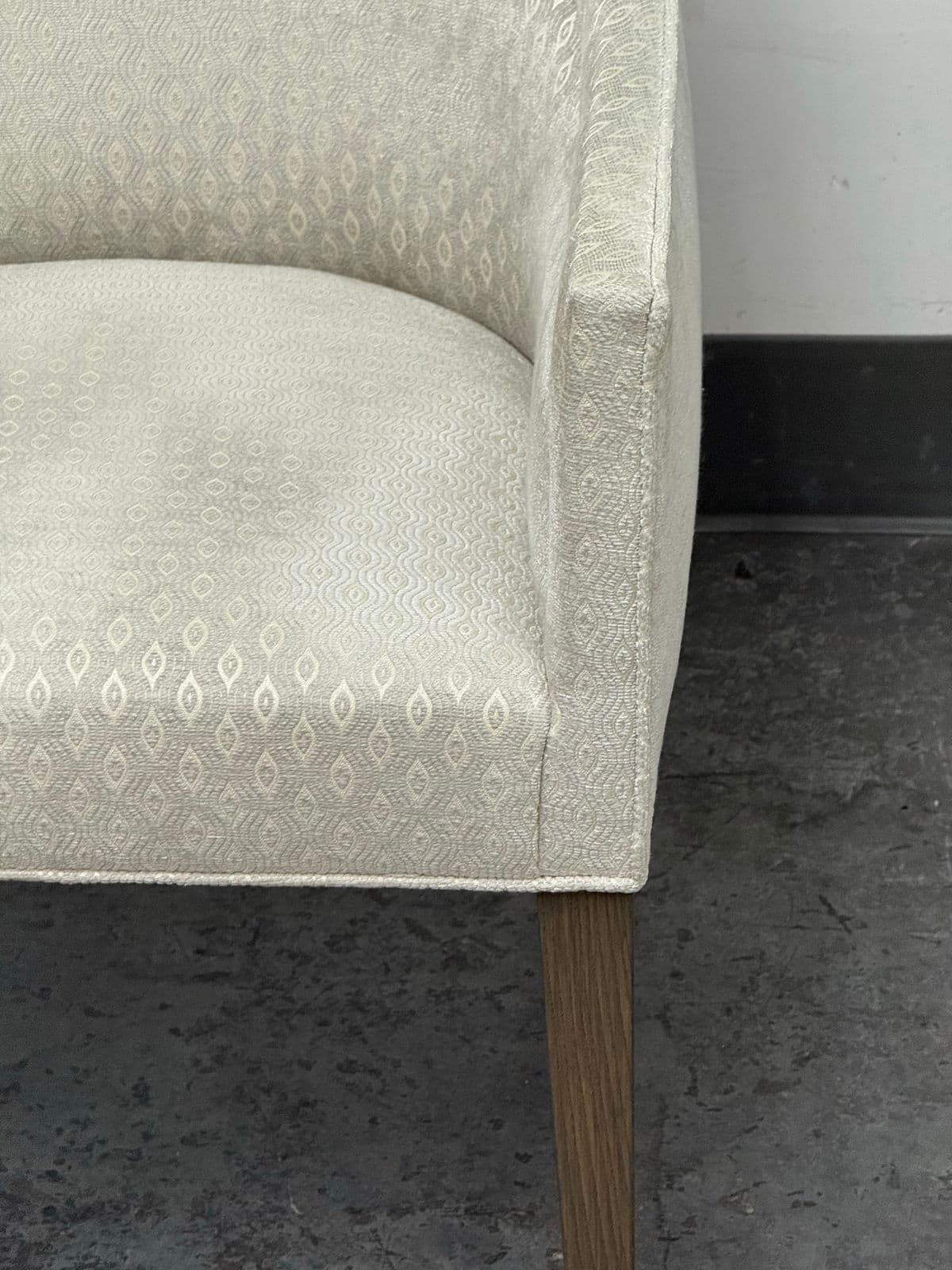 Custom Design Slope Arm Chairs, Pair - Thumbnail 11