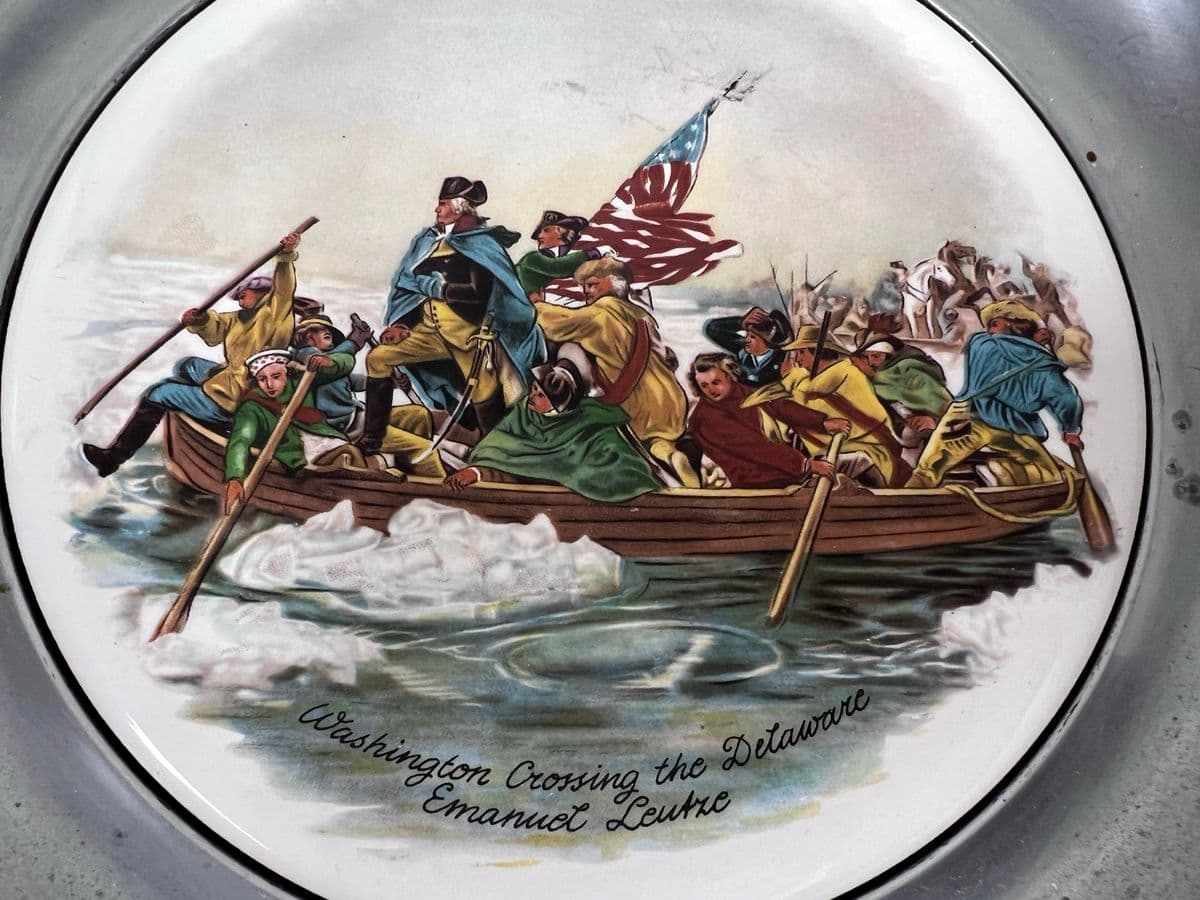 200 Year Anniversary the Great American Revolution Pewter Plates, Set of Six - Thumbnail 5