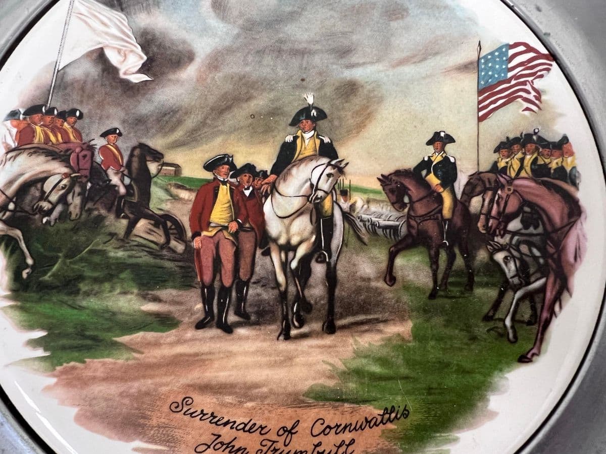 200 Year Anniversary the Great American Revolution Pewter Plates, Set of Six - Thumbnail 6