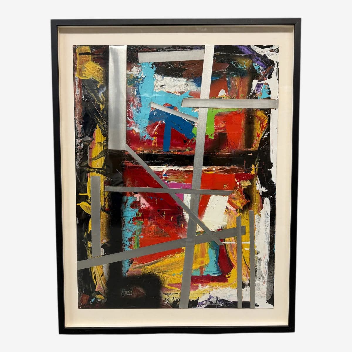 Contemporary Abstract Mixed Media Original Artwork, Unsiged - Image 1