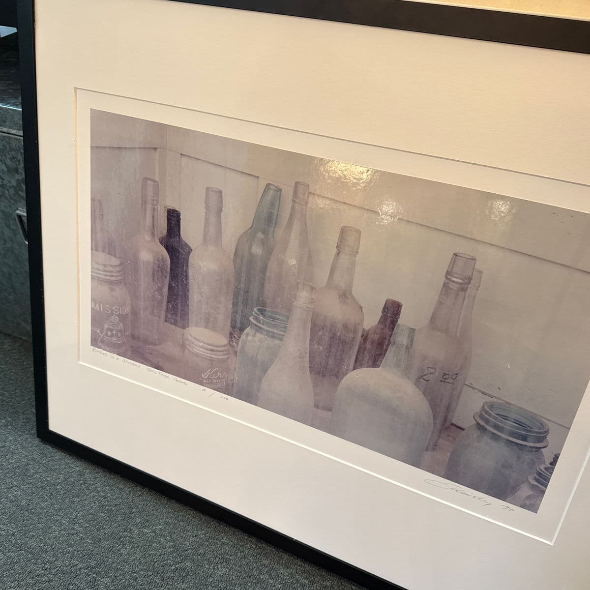 Circa 1994 Steve Solinsky "Bottles in a Window" LTD Edition 15 of 200 Photograph, Signed - Thumbnail 6