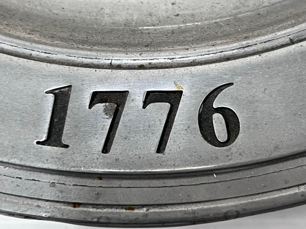 200 Year Anniversary the Great American Revolution Pewter Plates, Set of Six - Thumbnail 11