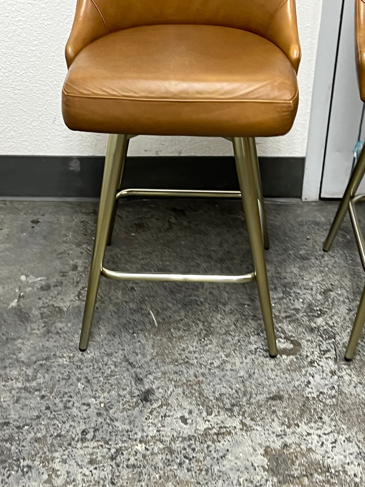 West Elm Mid Century Swivel Counter Stools, Pair - Thumbnail 12