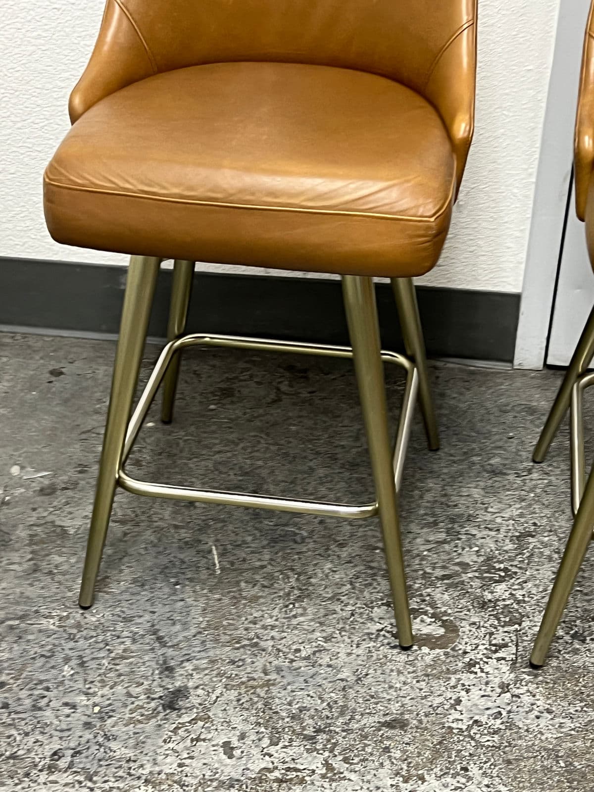 West Elm Mid Century Swivel Counter Stools, Pair - Thumbnail 13