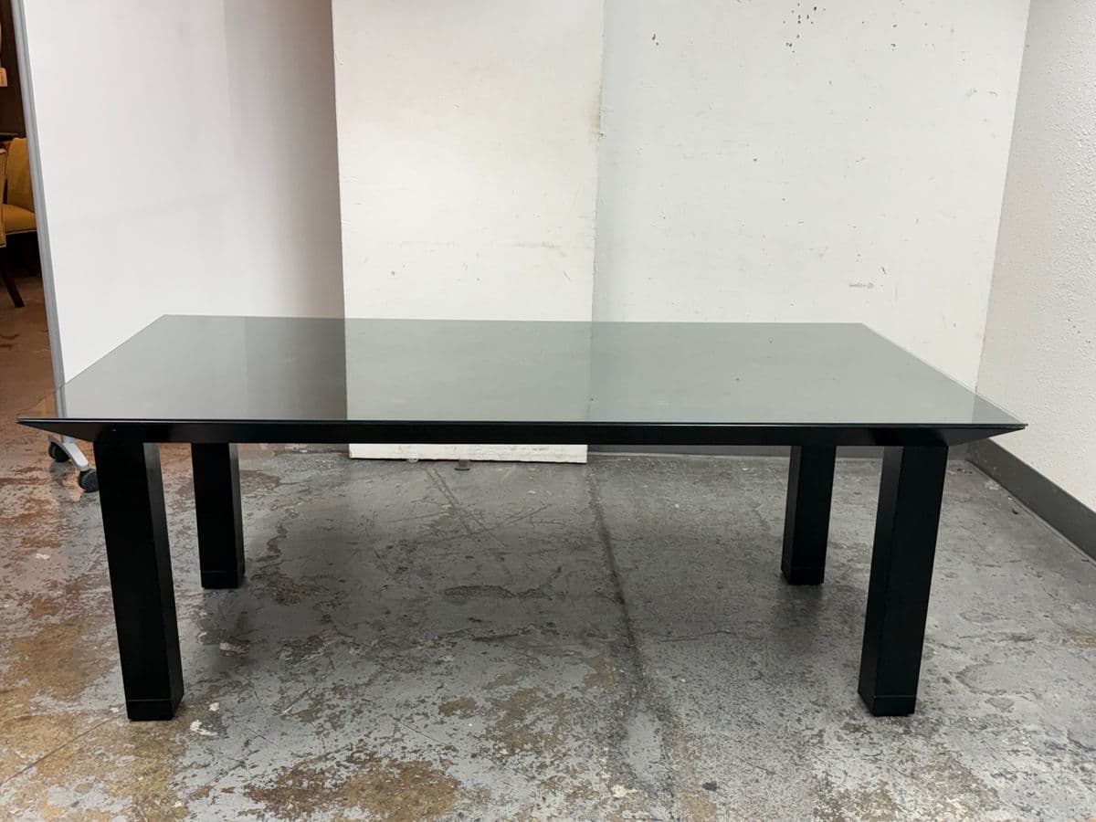 Conde House Ohashi Table + Granite Inlay + Glass Top - Thumbnail 4