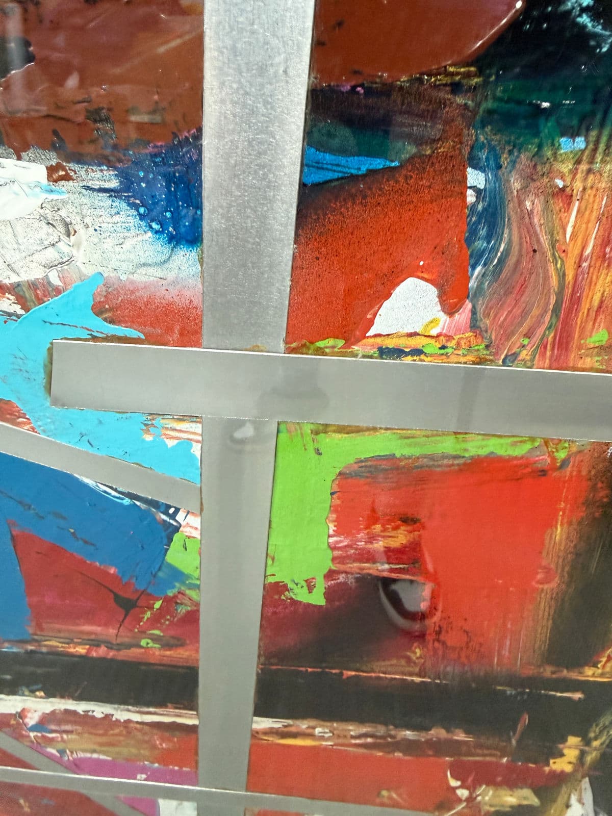 Contemporary Abstract Mixed Media Original Artwork, Unsiged - Thumbnail 9