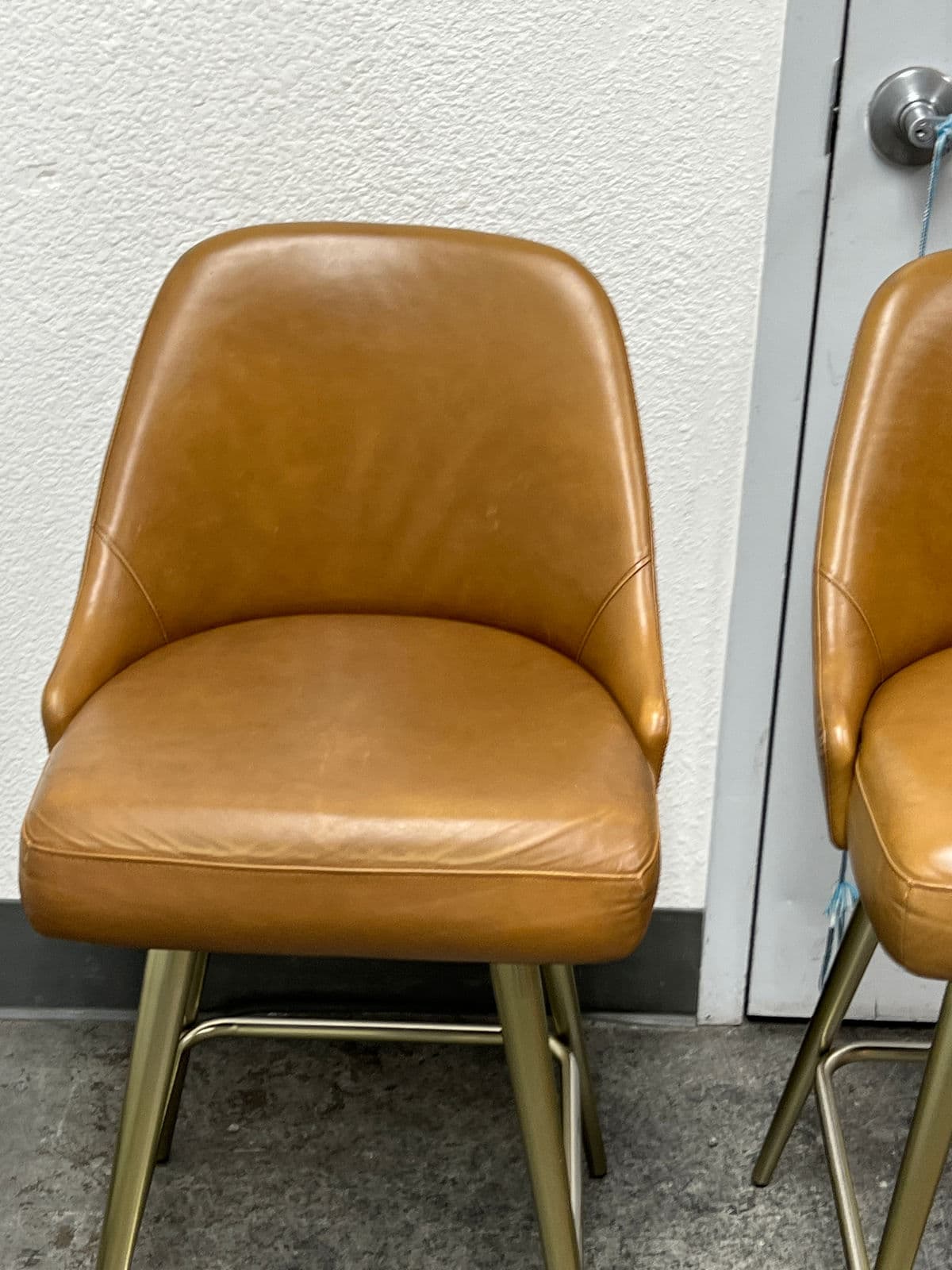 West Elm Mid Century Swivel Counter Stools, Pair - Thumbnail 8