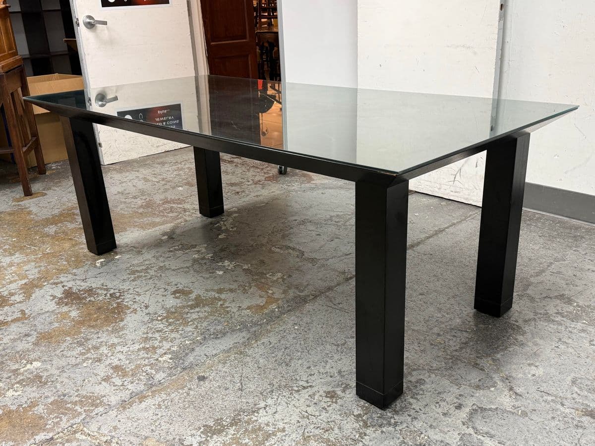 Conde House Ohashi Table + Granite Inlay + Glass Top - Thumbnail 3