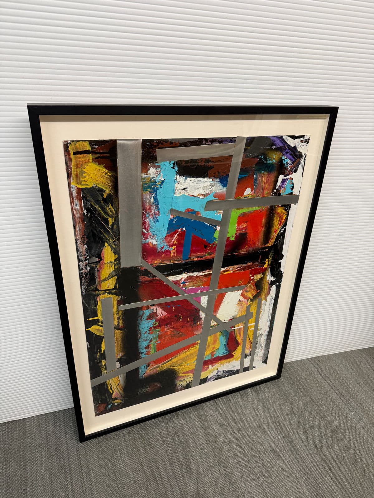 Contemporary Abstract Mixed Media Original Artwork, Unsiged - Thumbnail 3