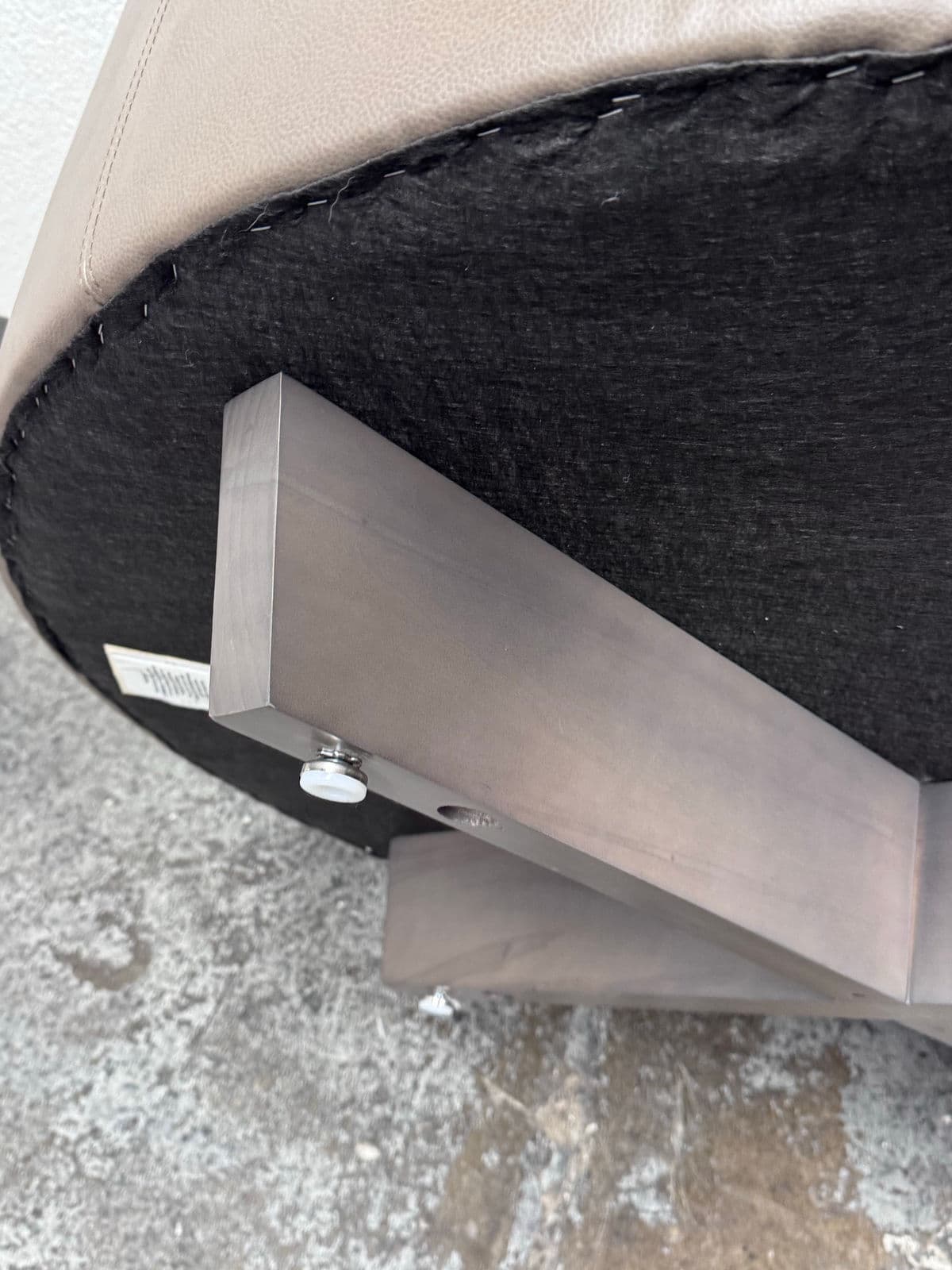 Thayer Coggin Clip Leather Ottoman + Tray Set - Thumbnail 10