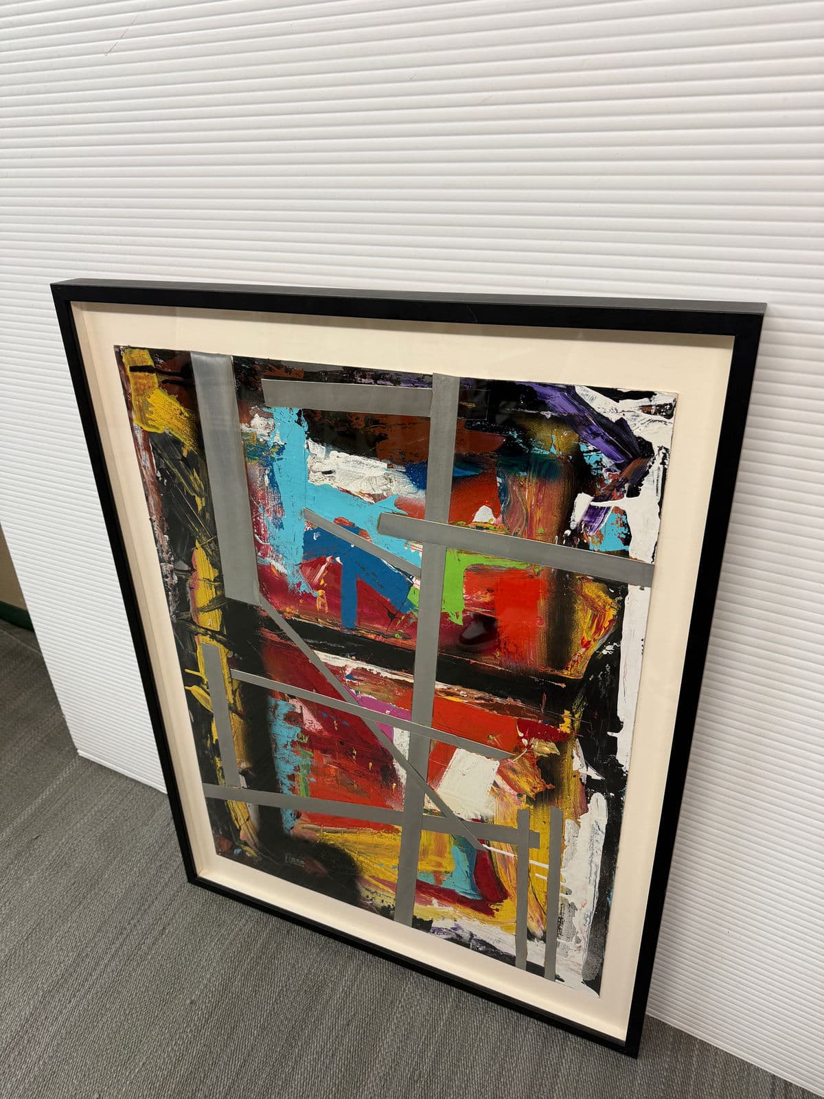 Contemporary Abstract Mixed Media Original Artwork, Unsiged - Thumbnail 4