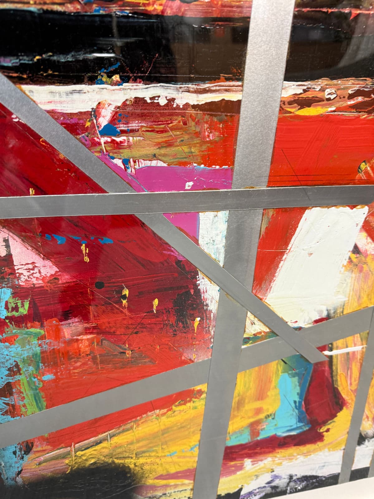 Contemporary Abstract Mixed Media Original Artwork, Unsiged - Thumbnail 7