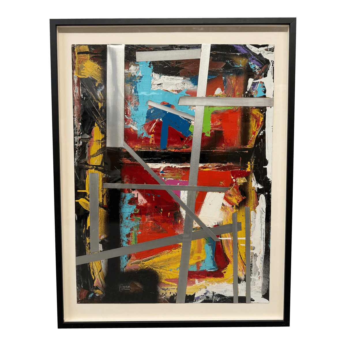 Contemporary Abstract Mixed Media Original Artwork, Unsiged - Thumbnail 2