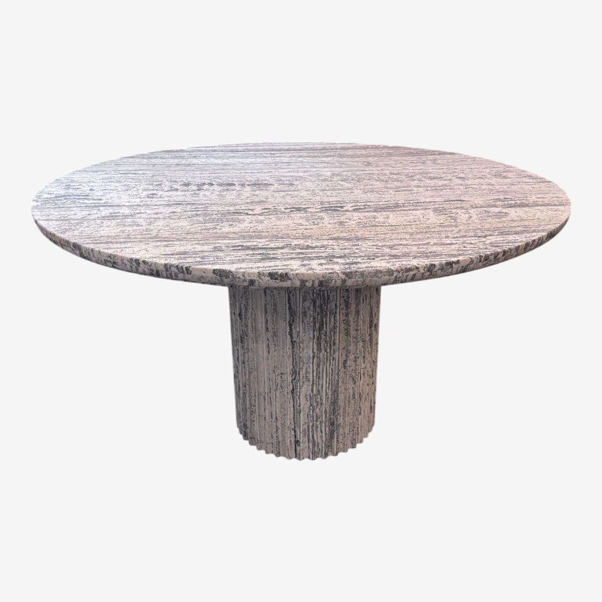 Universal Furniture Modern Meadow White Travertine Dining Table - Image 1