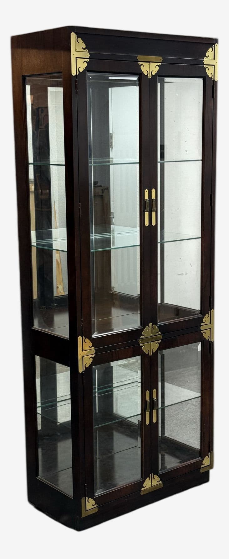 Late 20th Century Chinoiserie Curio/Display Case - Image 1