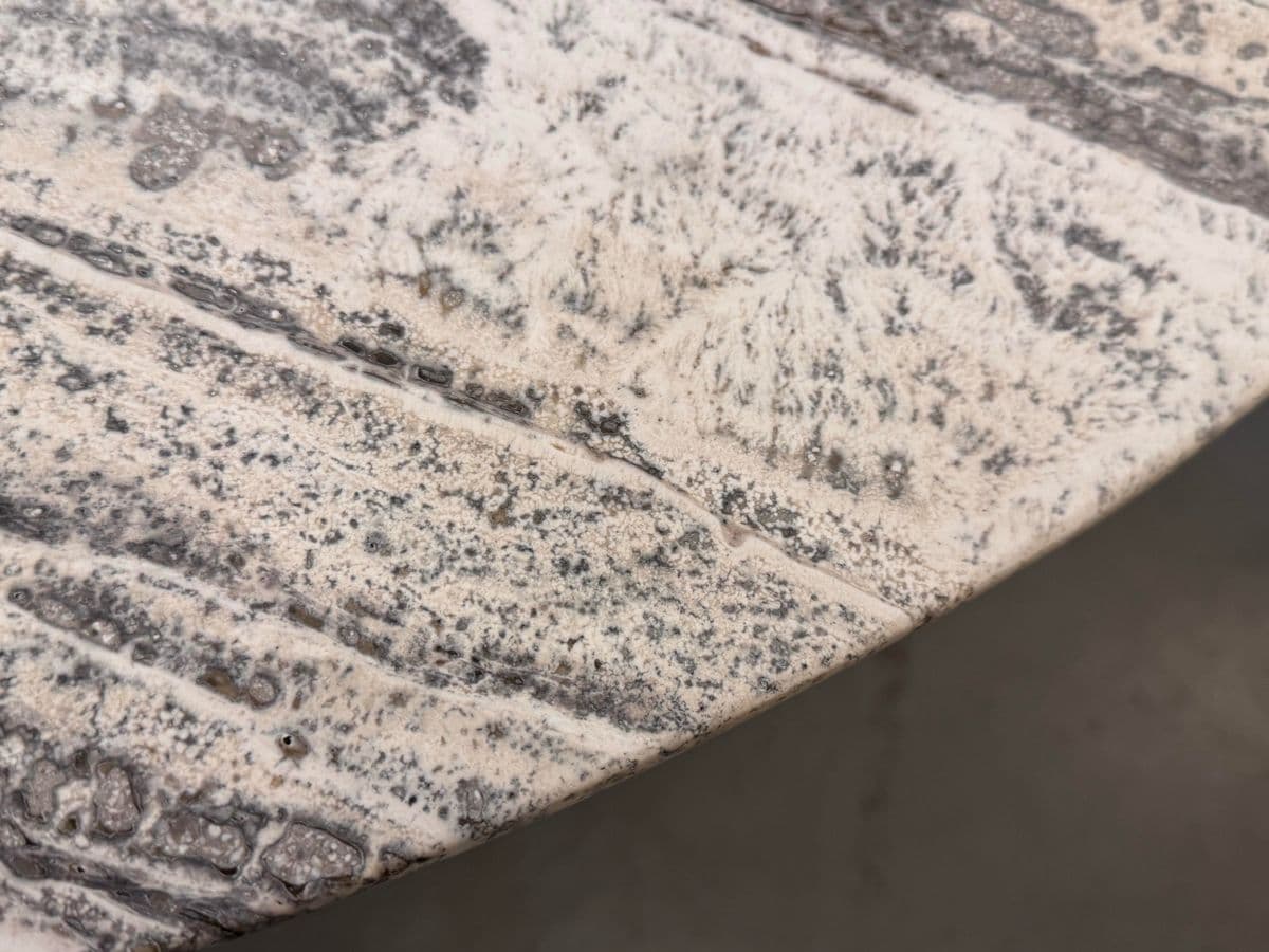 Universal Furniture Modern Meadow White Travertine Dining Table - Thumbnail 7