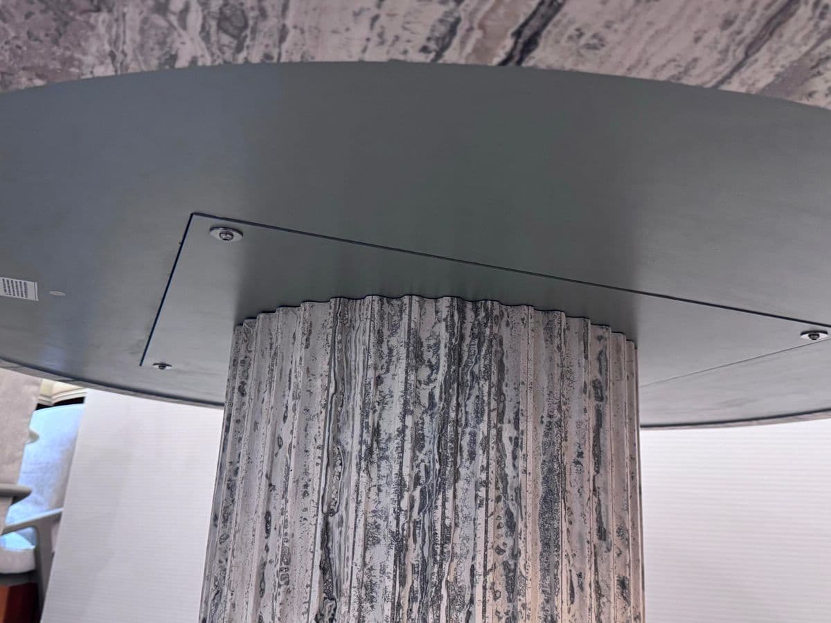 Universal Furniture Modern Meadow White Travertine Dining Table - Thumbnail 11