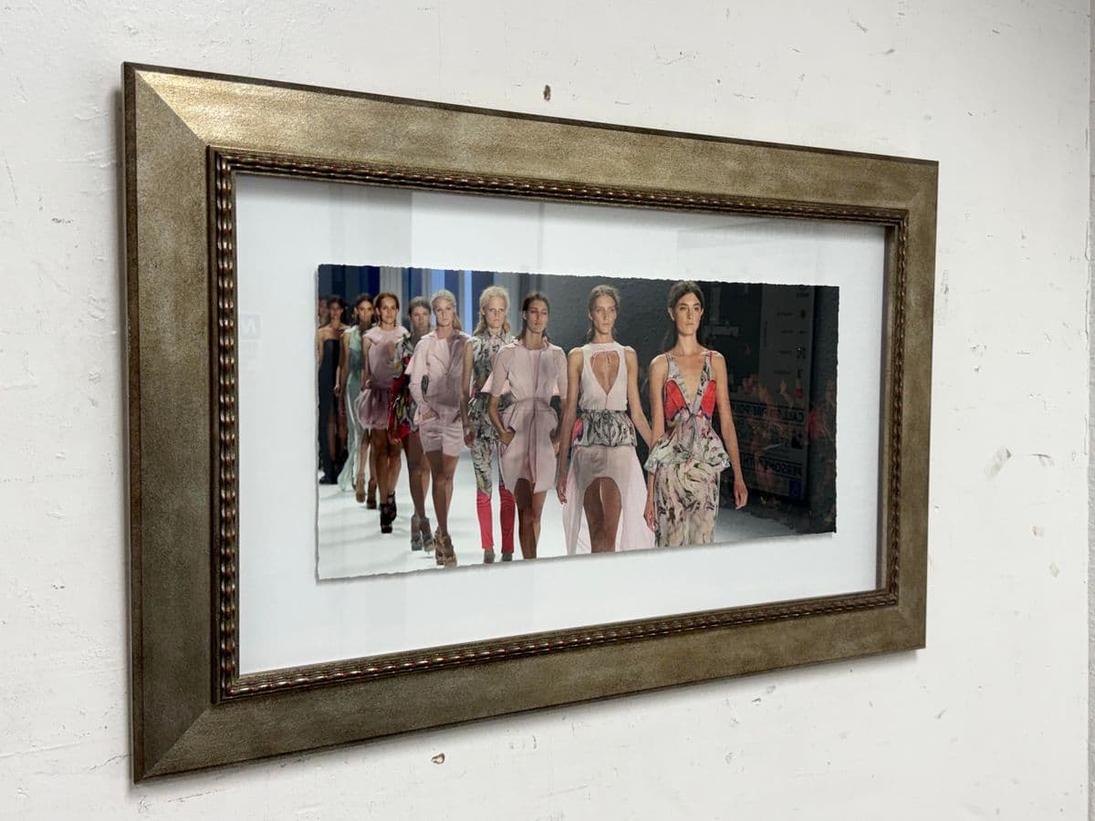 Vera Wang Spring/Summer Collection Fashion Show Print, Framed - Thumbnail 4