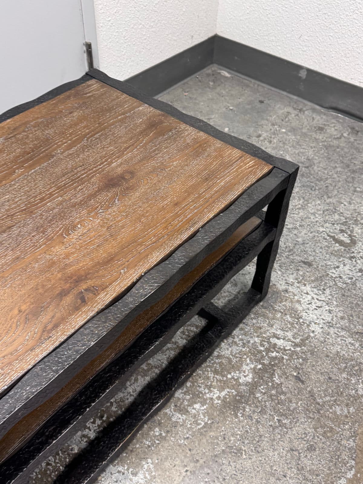 Bassett Furniture Wood + Metal Tiered Coffee Table - Thumbnail 8